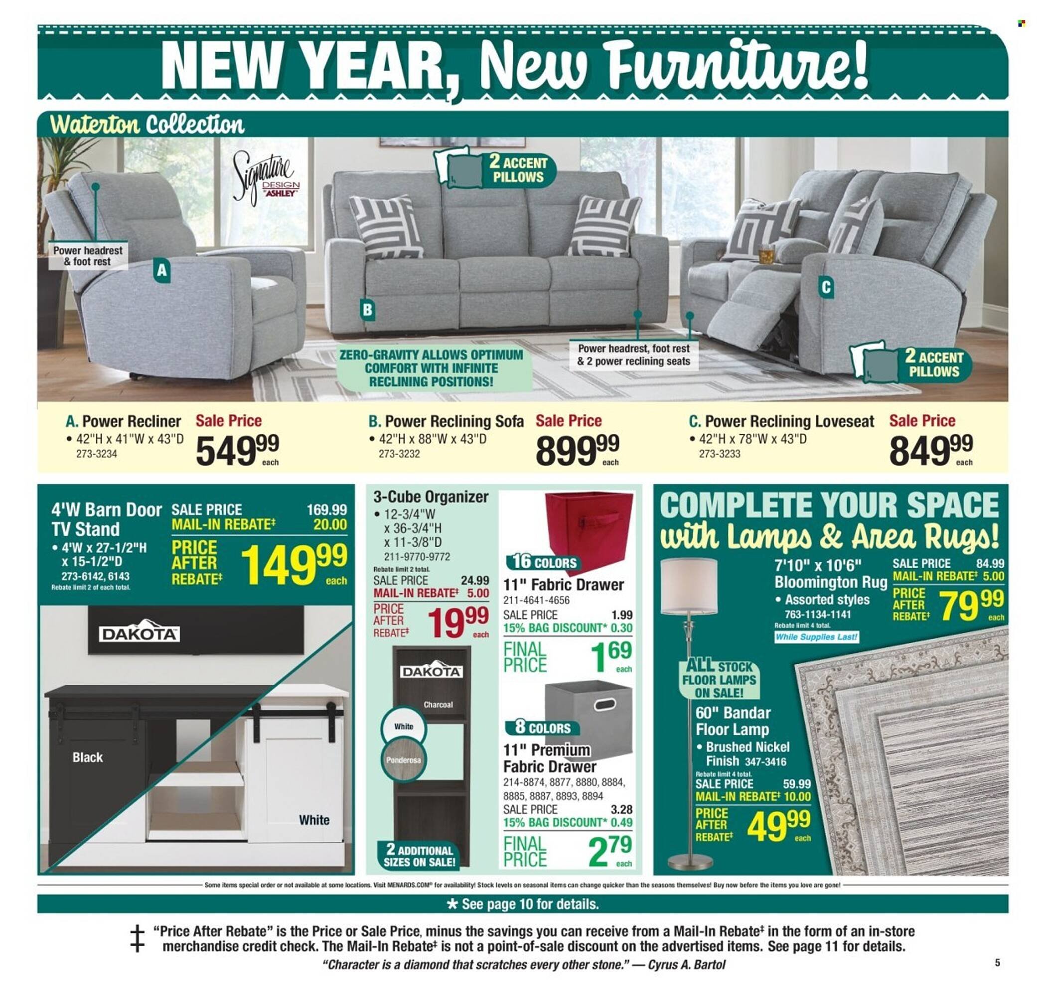 Menards weekly ad