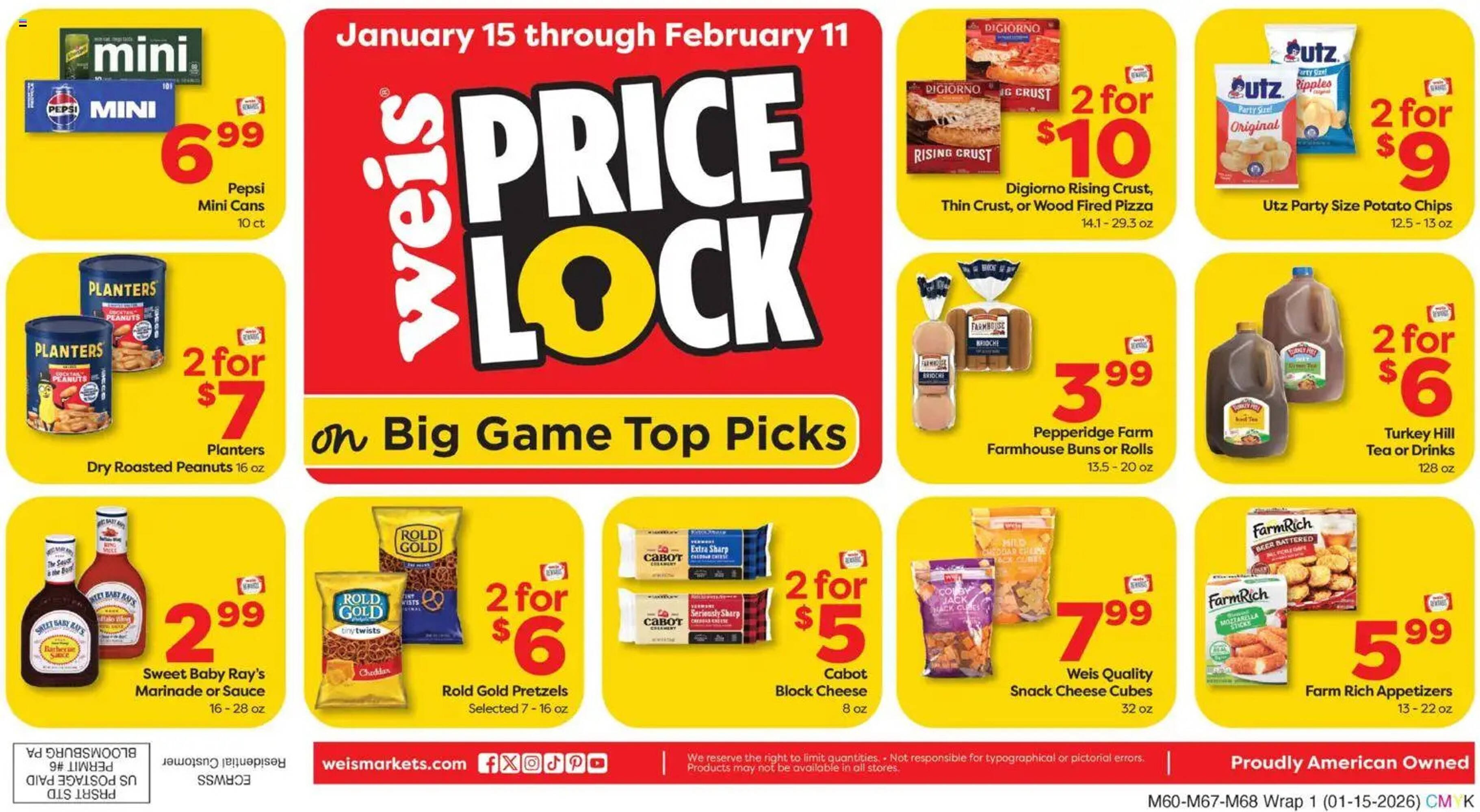 Weis Markets weekly ad
