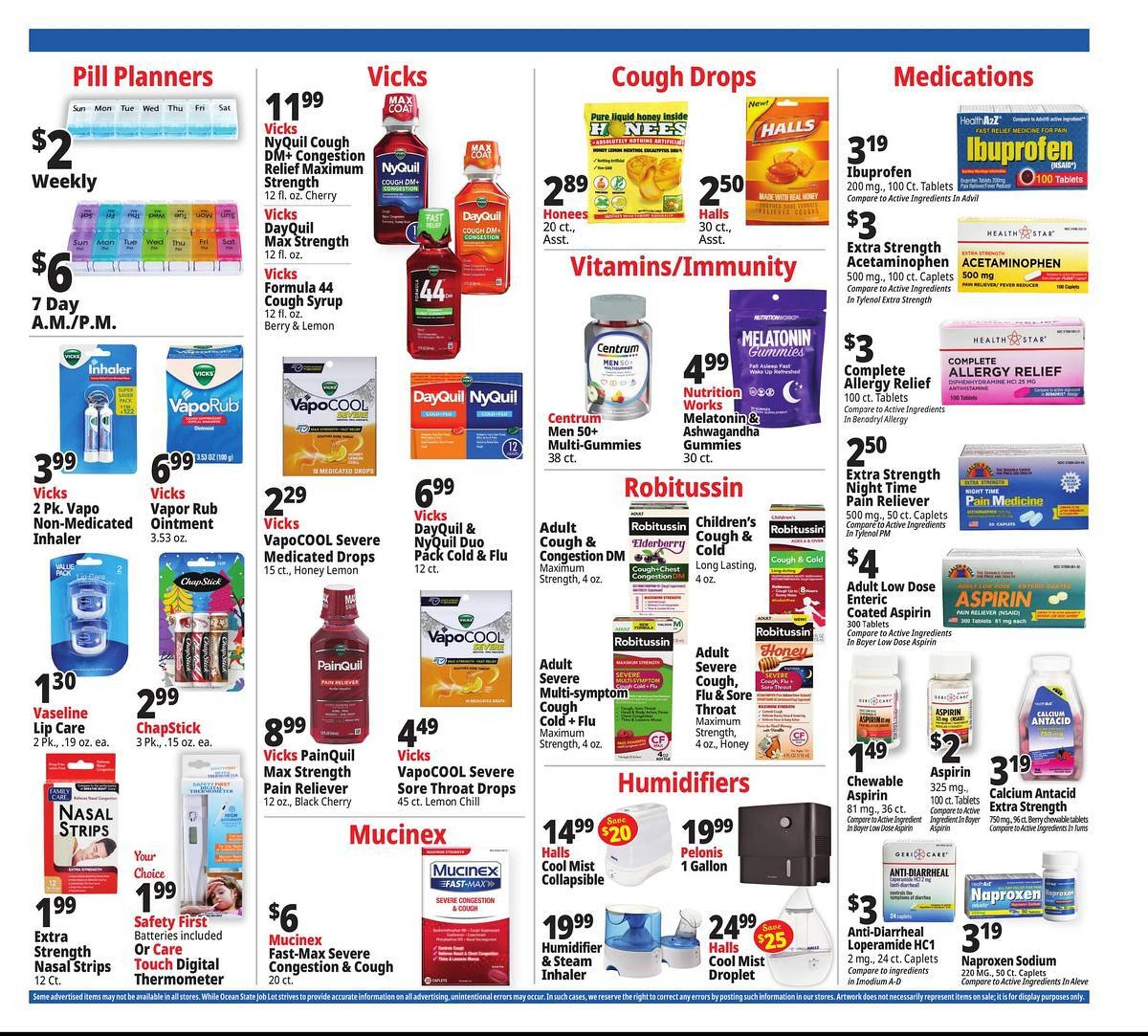 Ocean State Job Lot flyer