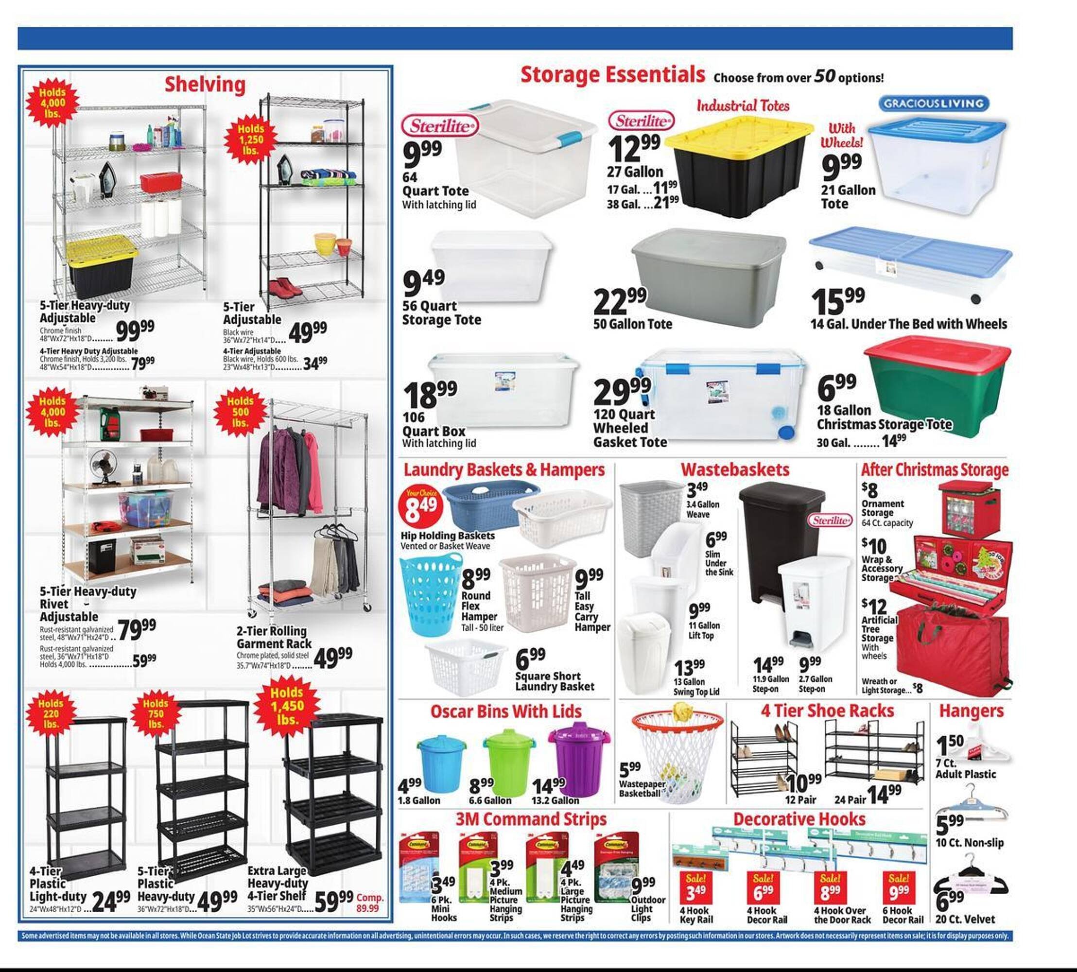 Ocean State Job Lot flyer