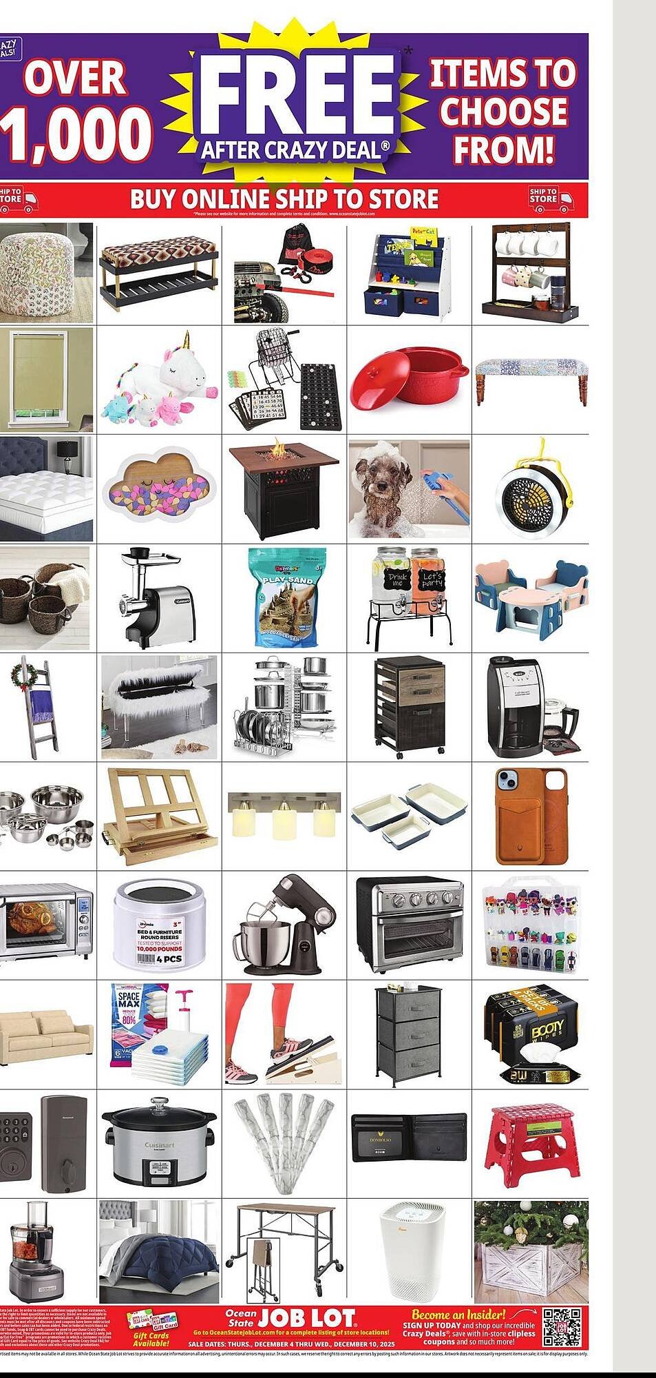 Ocean State Job Lot flyer