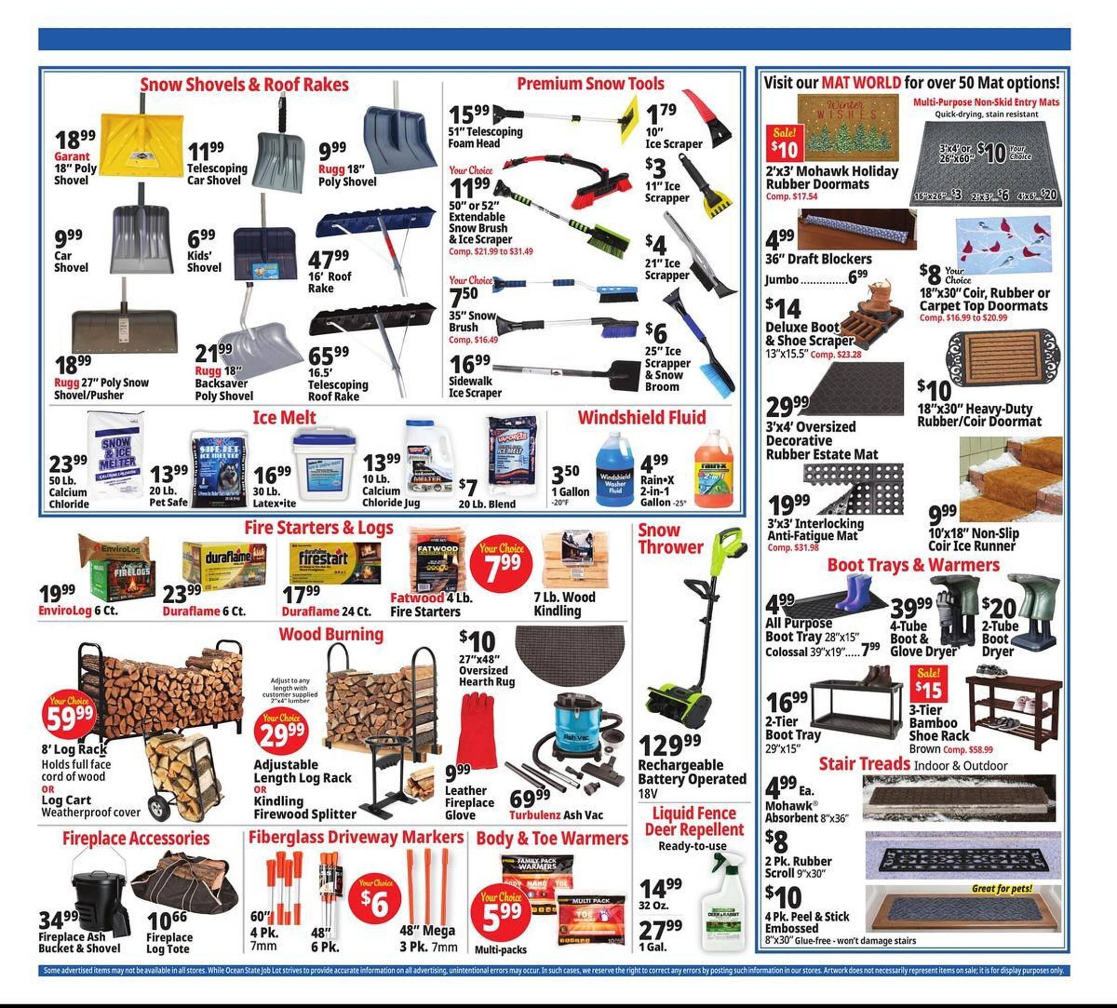 Ocean State Job Lot flyer