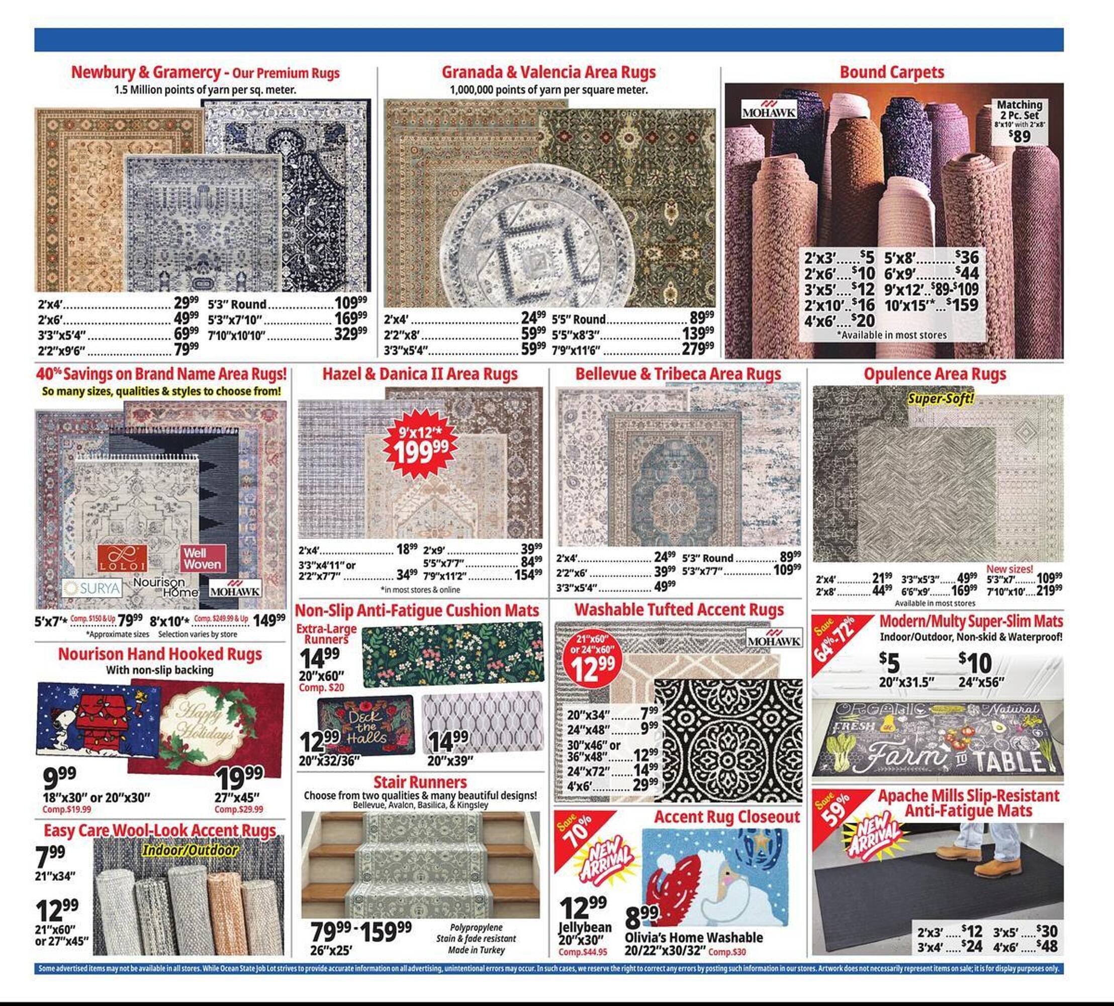 Ocean State Job Lot flyer