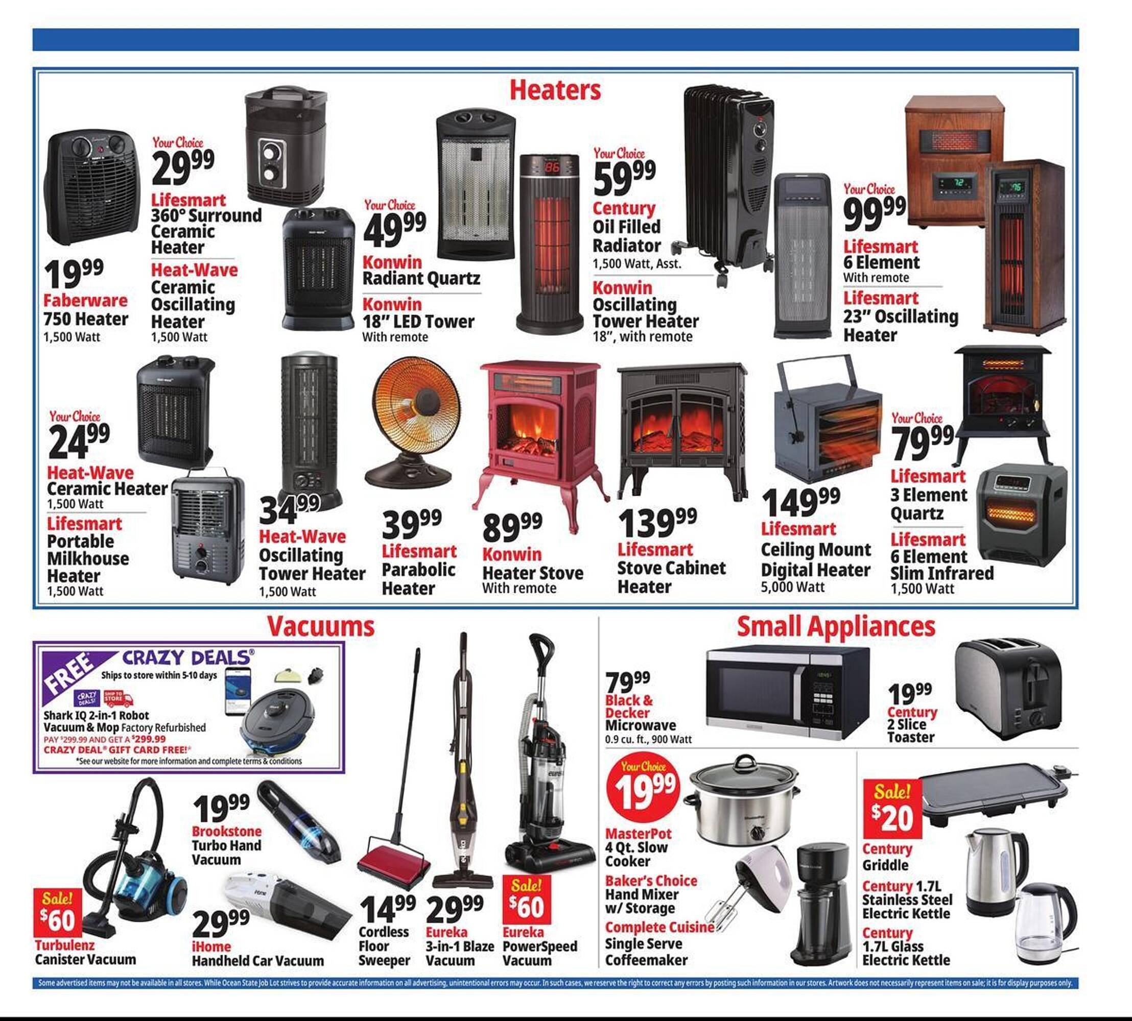 Ocean State Job Lot flyer