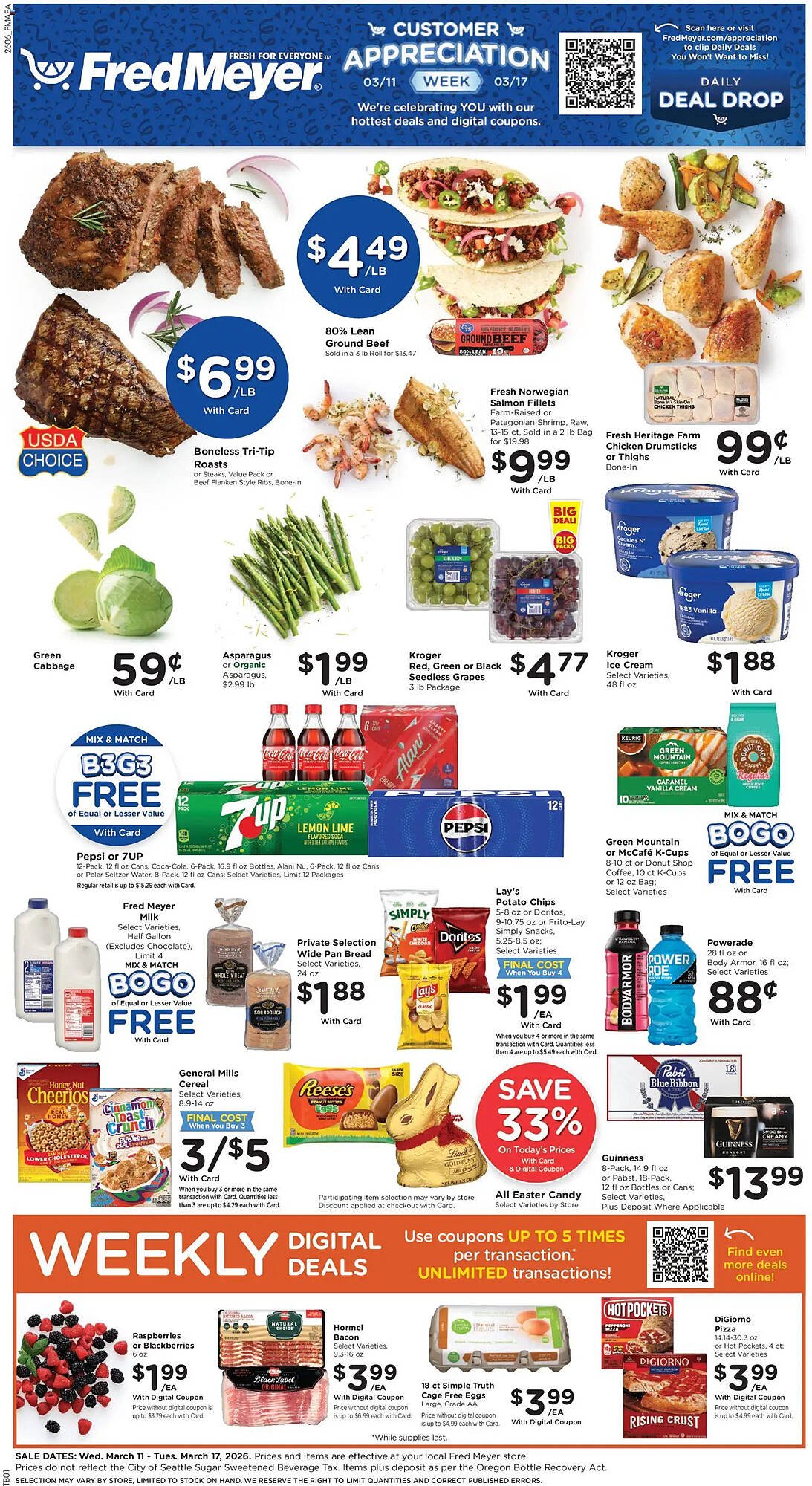 Fred Meyer weekly ad