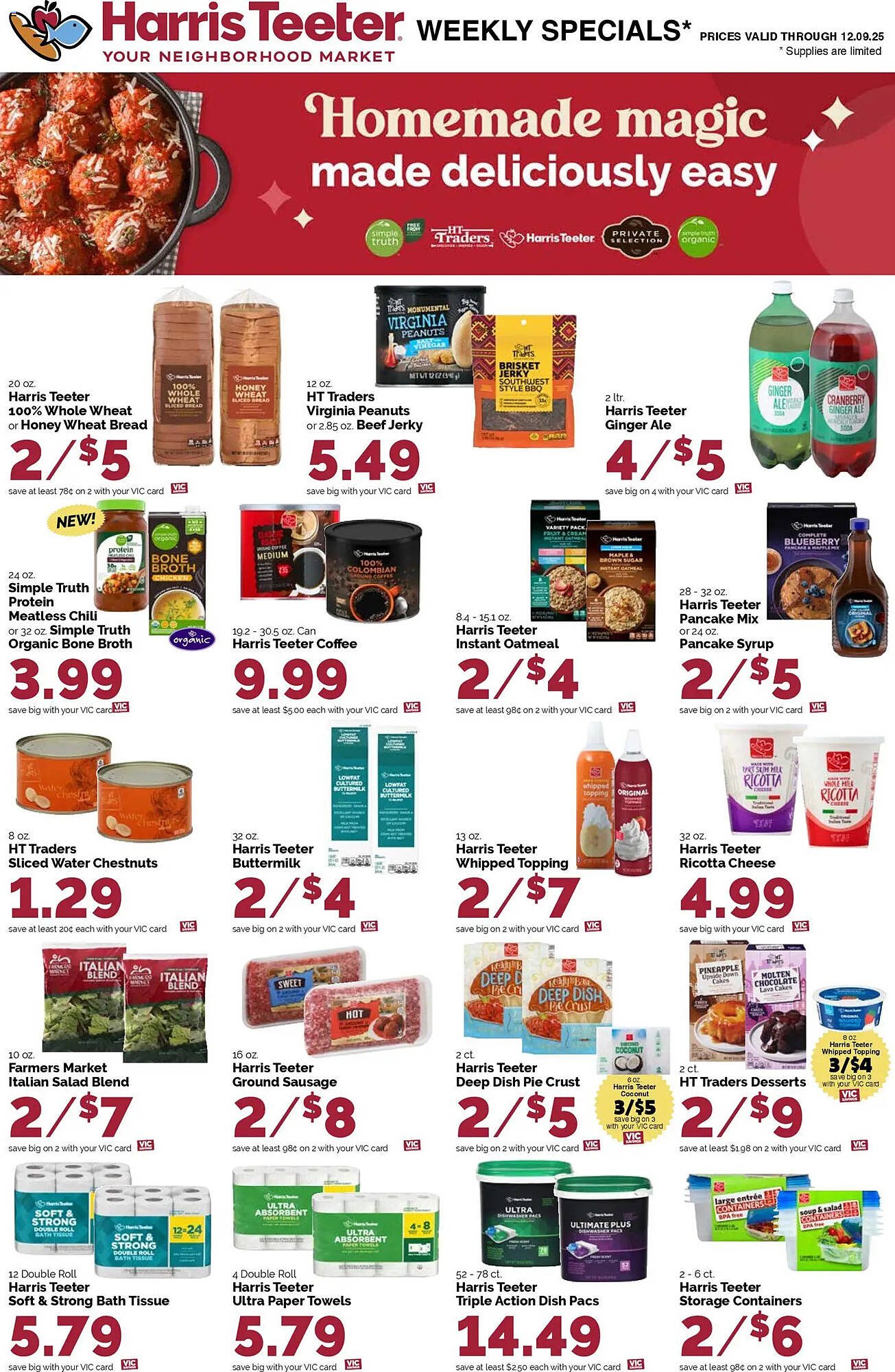Harris Teeter weekly ad