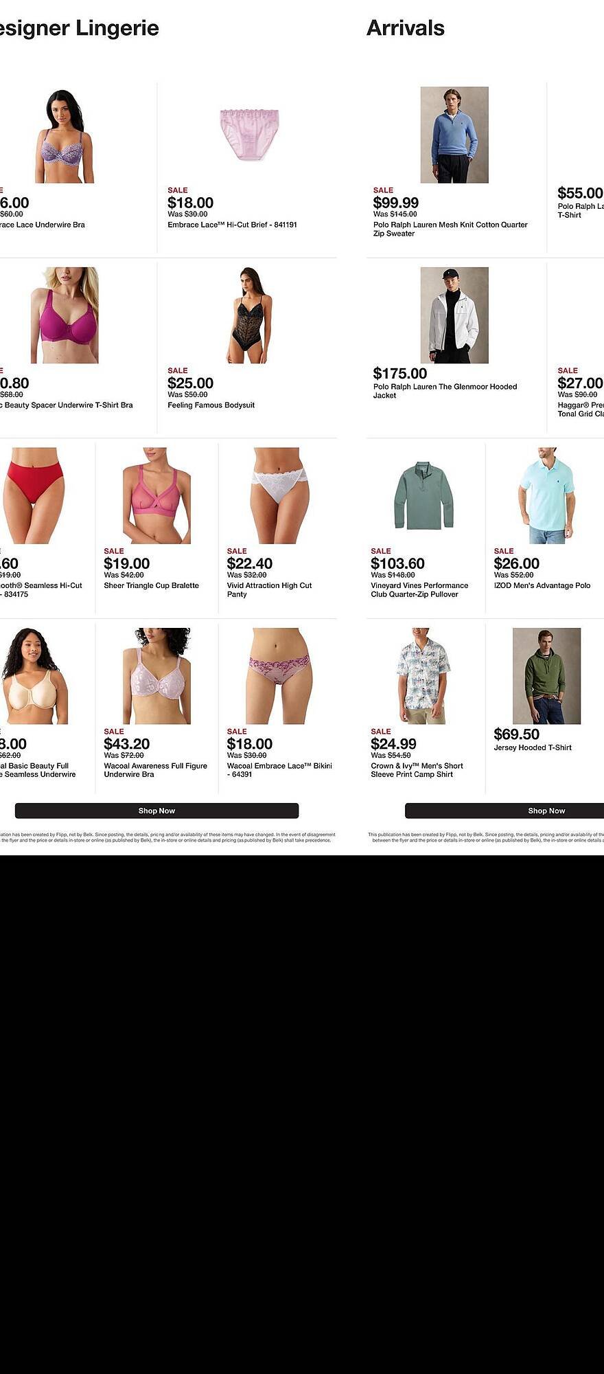 Belk weekly ad