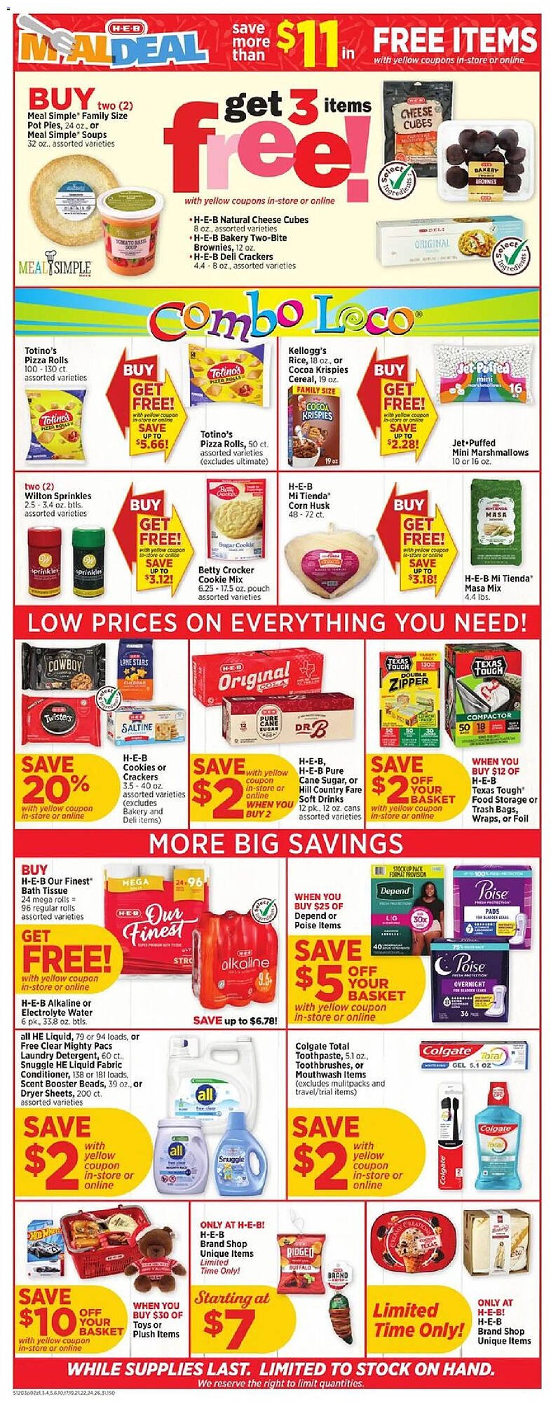 H-E-B weekly ad