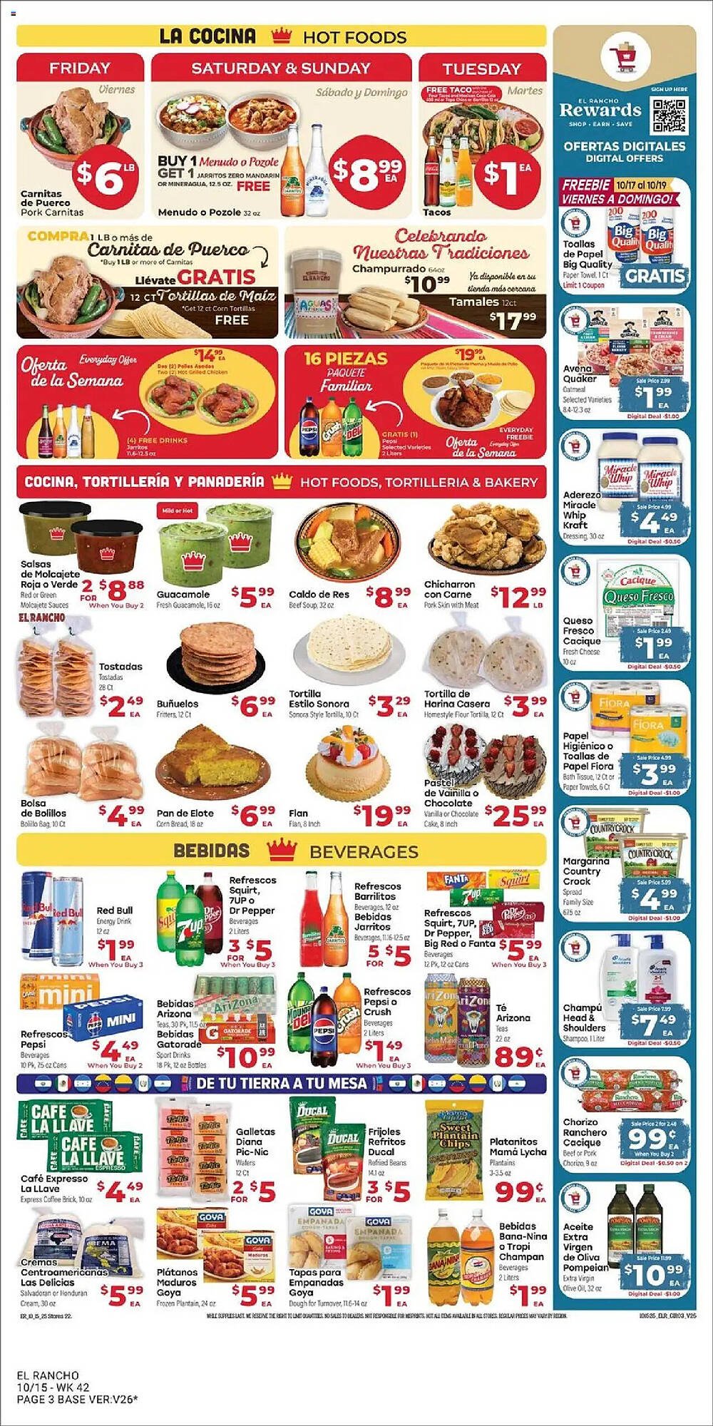 Supermercado El Rancho weekly ad (2025-10-15 - 2025-10-21) | 3