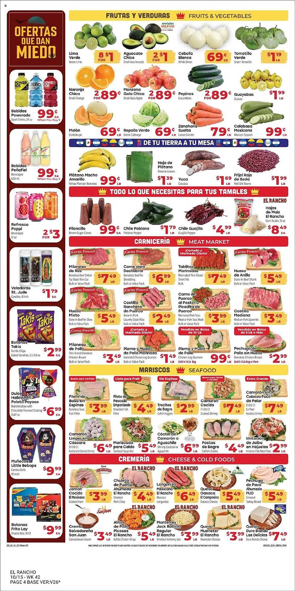 Supermercado El Rancho weekly ad (2025-10-15 - 2025-10-21) | 4