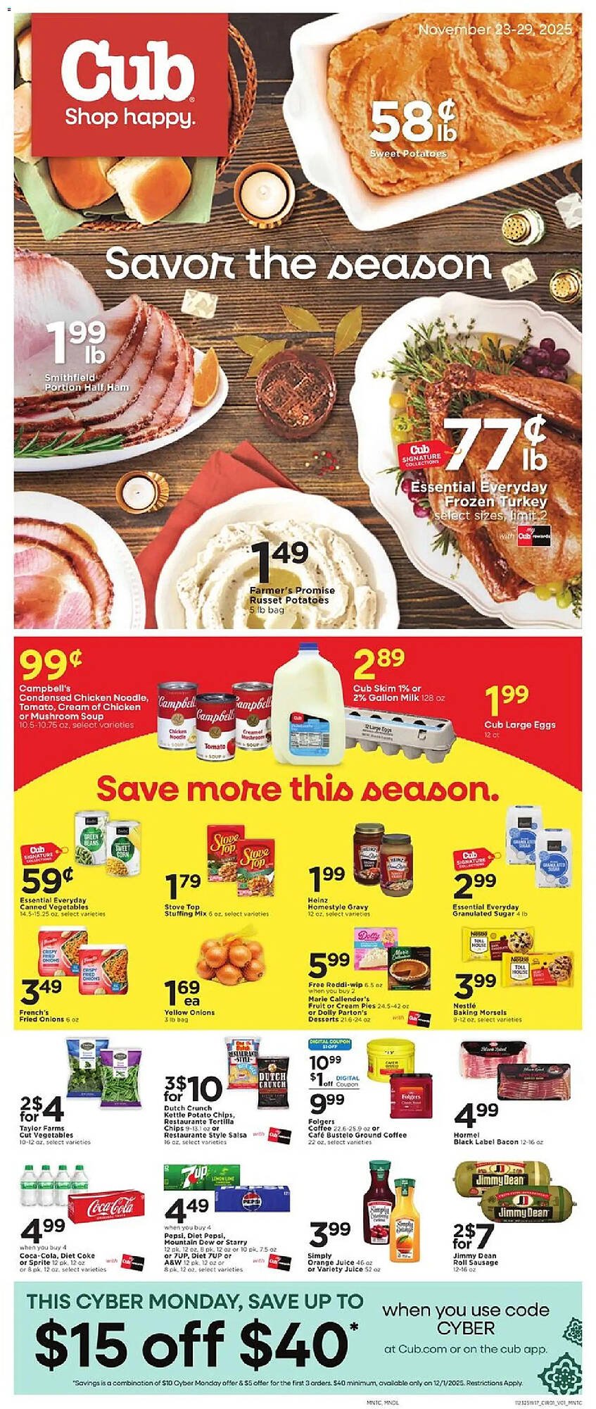 Cub Foods weekly ad (2025-11-23 - 2025-11-29)
