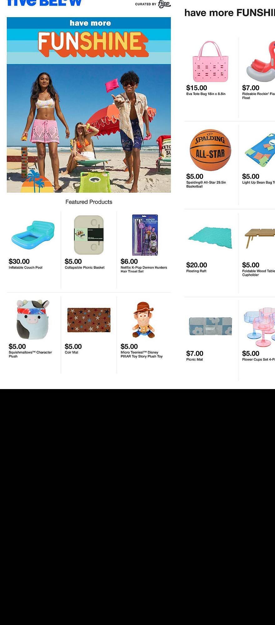 Five Below weekly ad