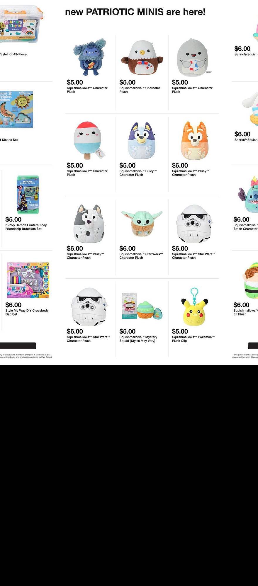 Five Below weekly ad