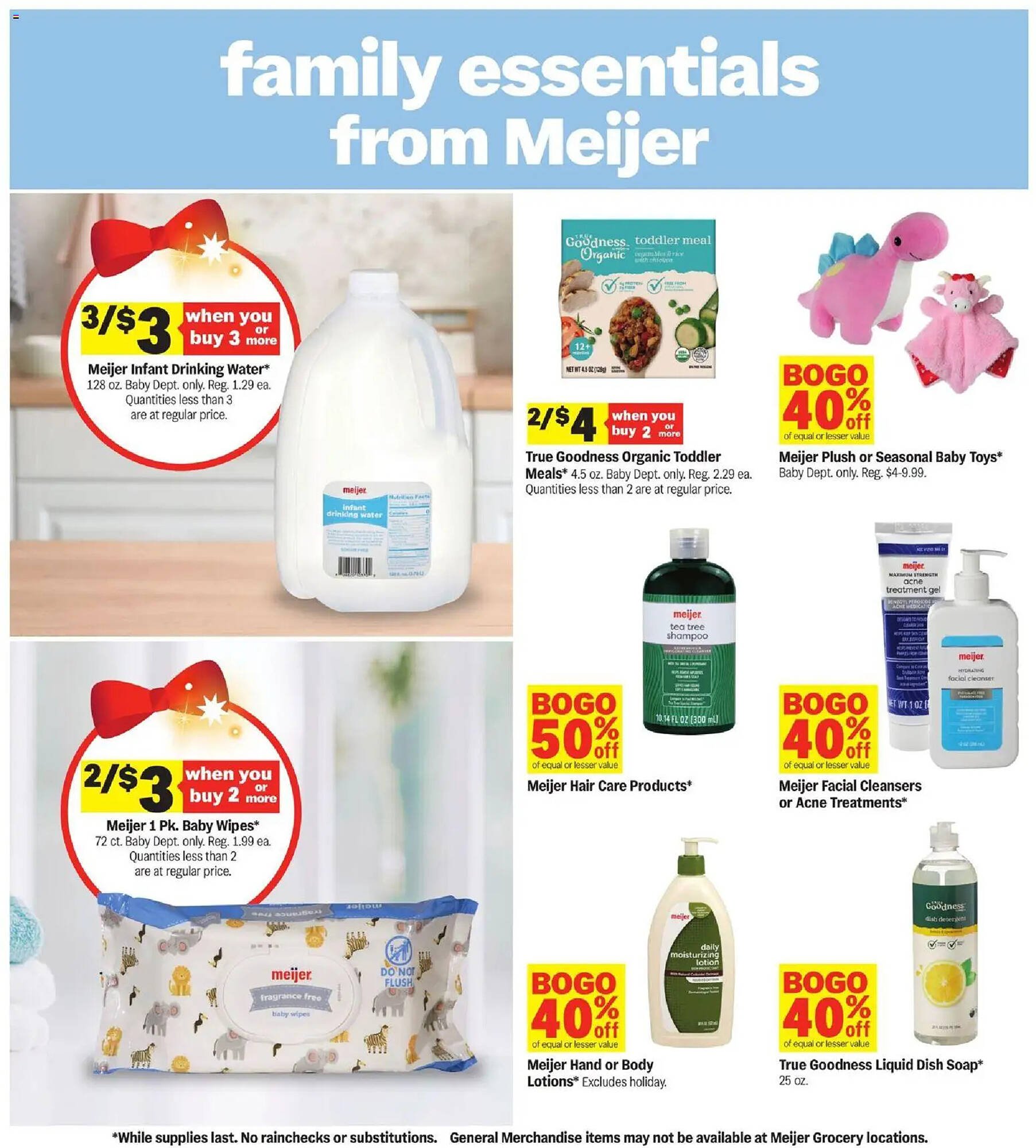 Meijer weekly ad