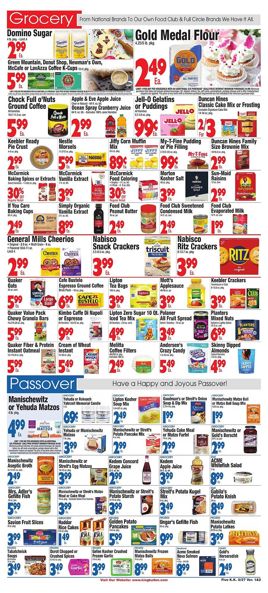 King Kullen weekly ad
