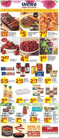 United Supermarkets weekly ad