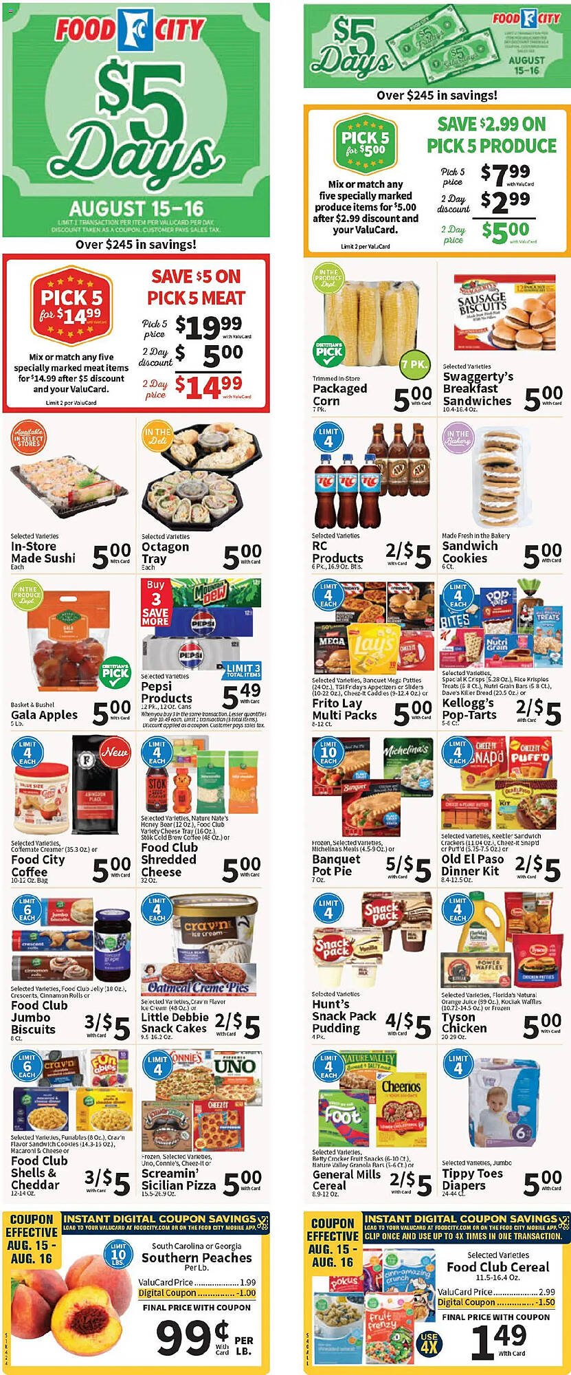 Food City Weekly Ad (2025-08-15 - 2025-08-17) | 1