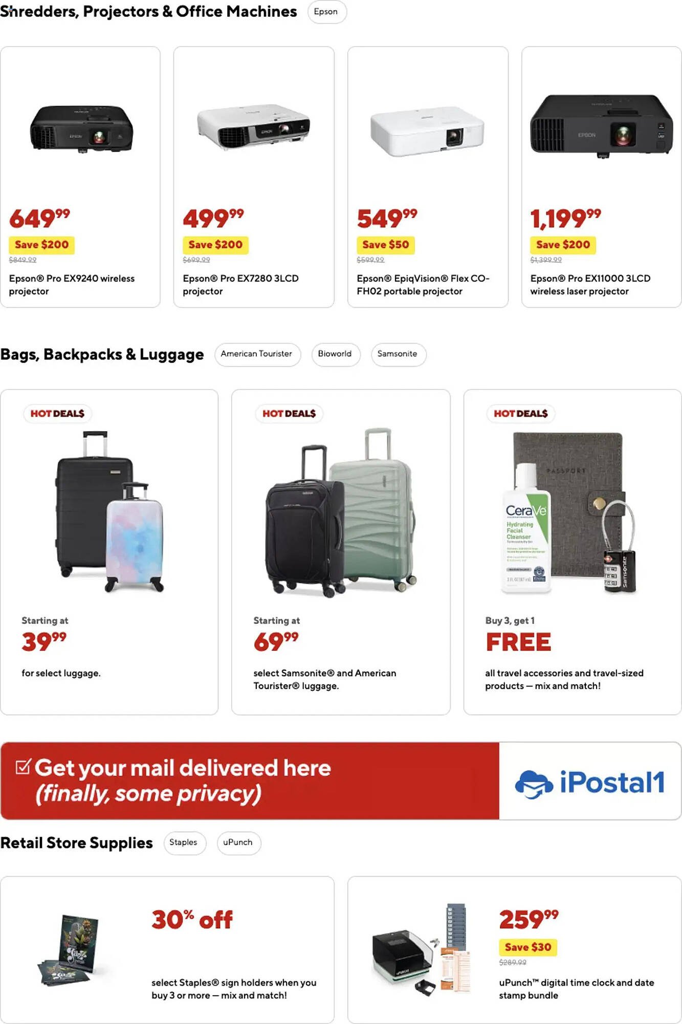 Staples weekly ad