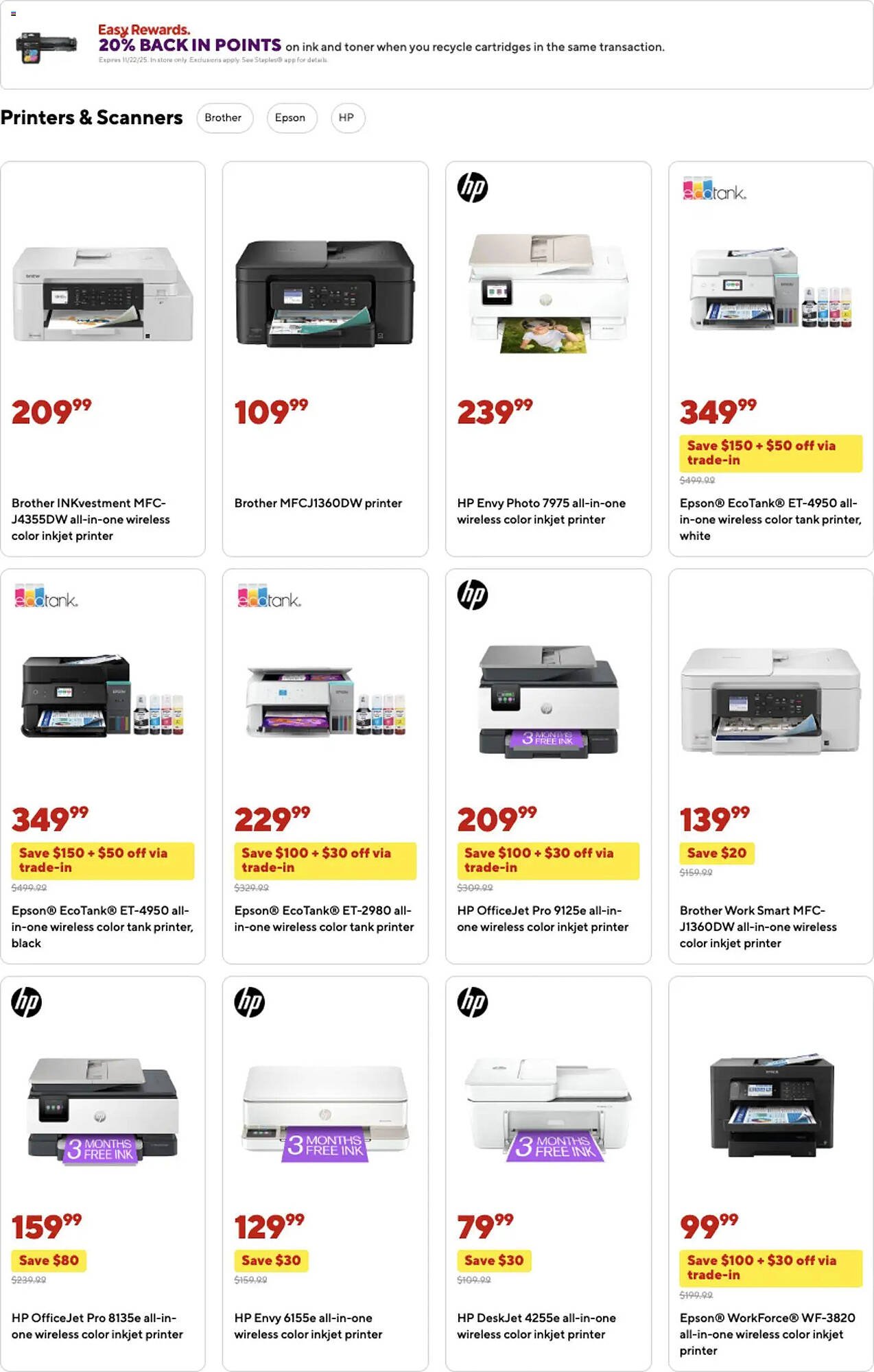 Staples weekly ad