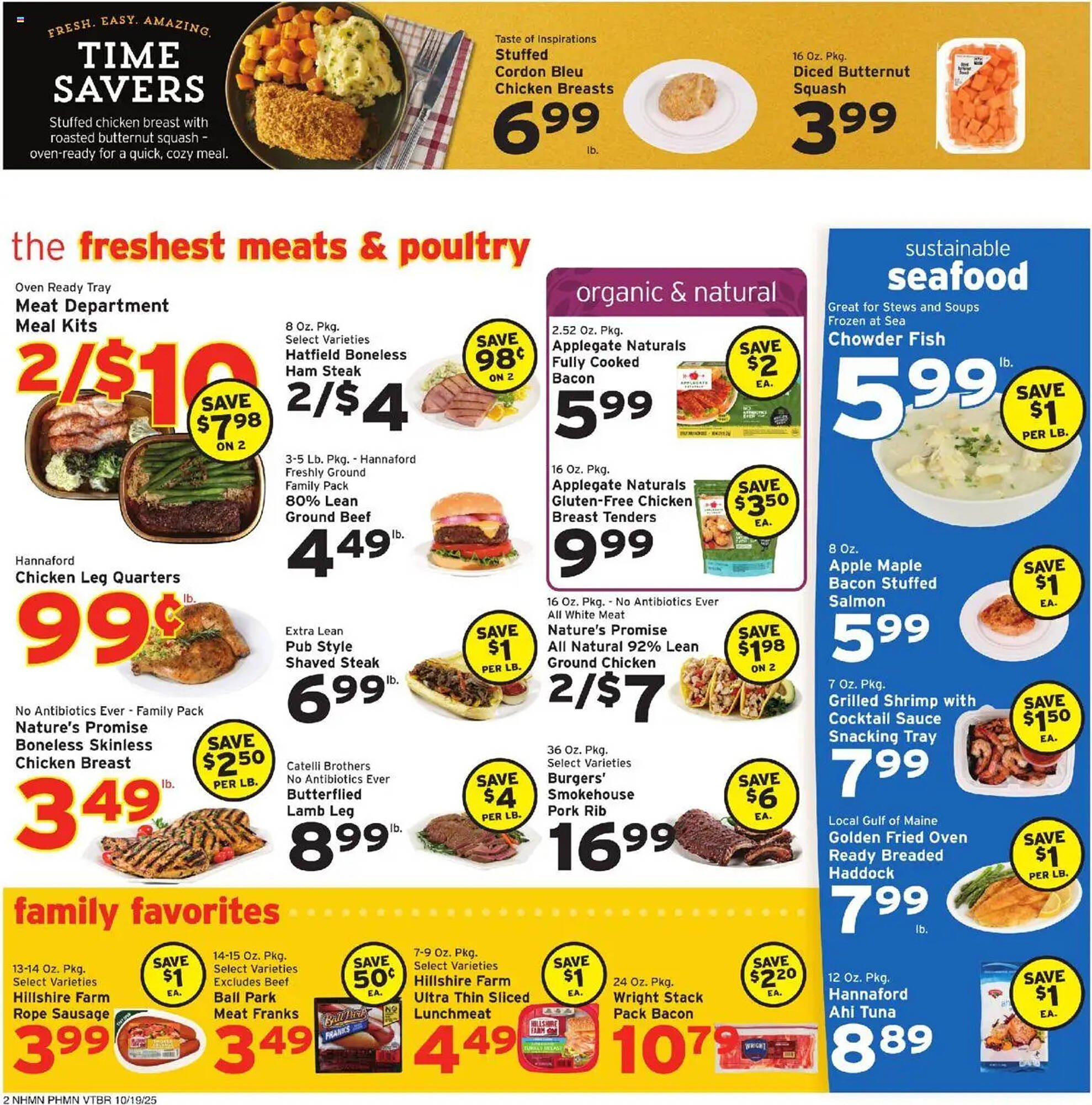 Hannaford flyer (2025-10-19 - 2025-10-25) | 2