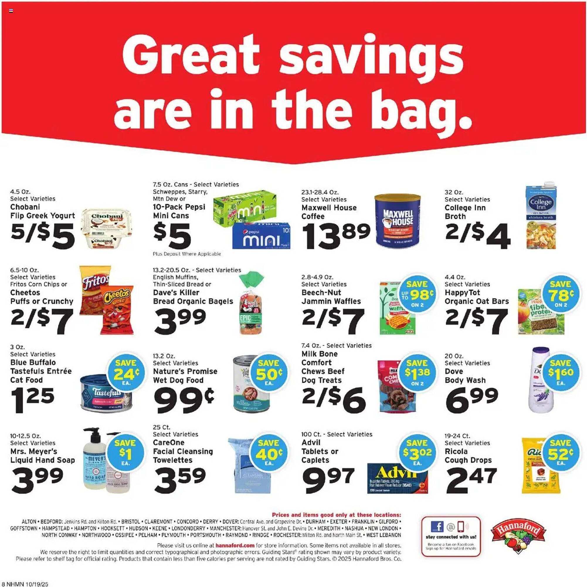 Hannaford flyer (2025-10-19 - 2025-10-25) | 8