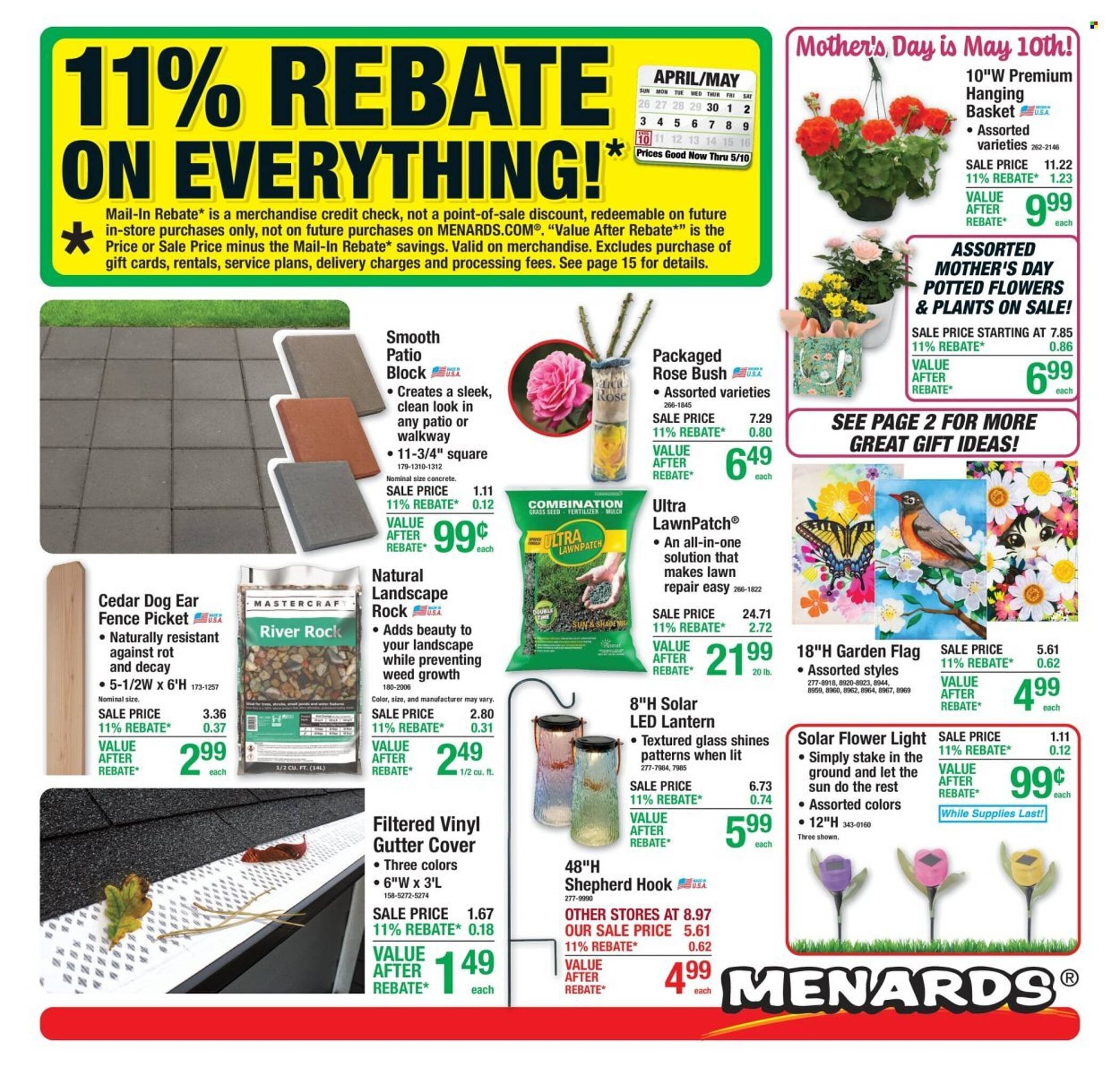 Menards weekly ad
