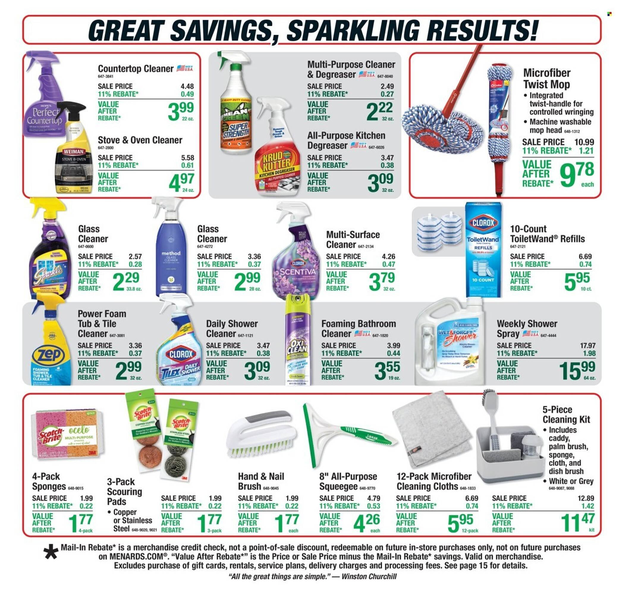 Menards weekly ad