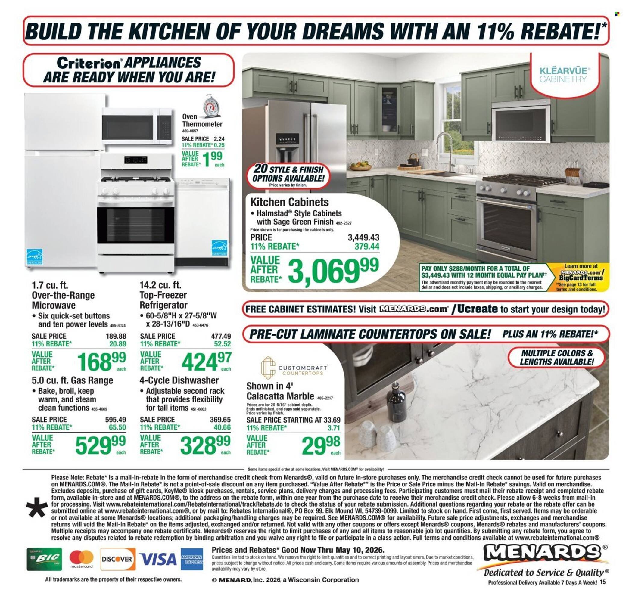 Menards weekly ad