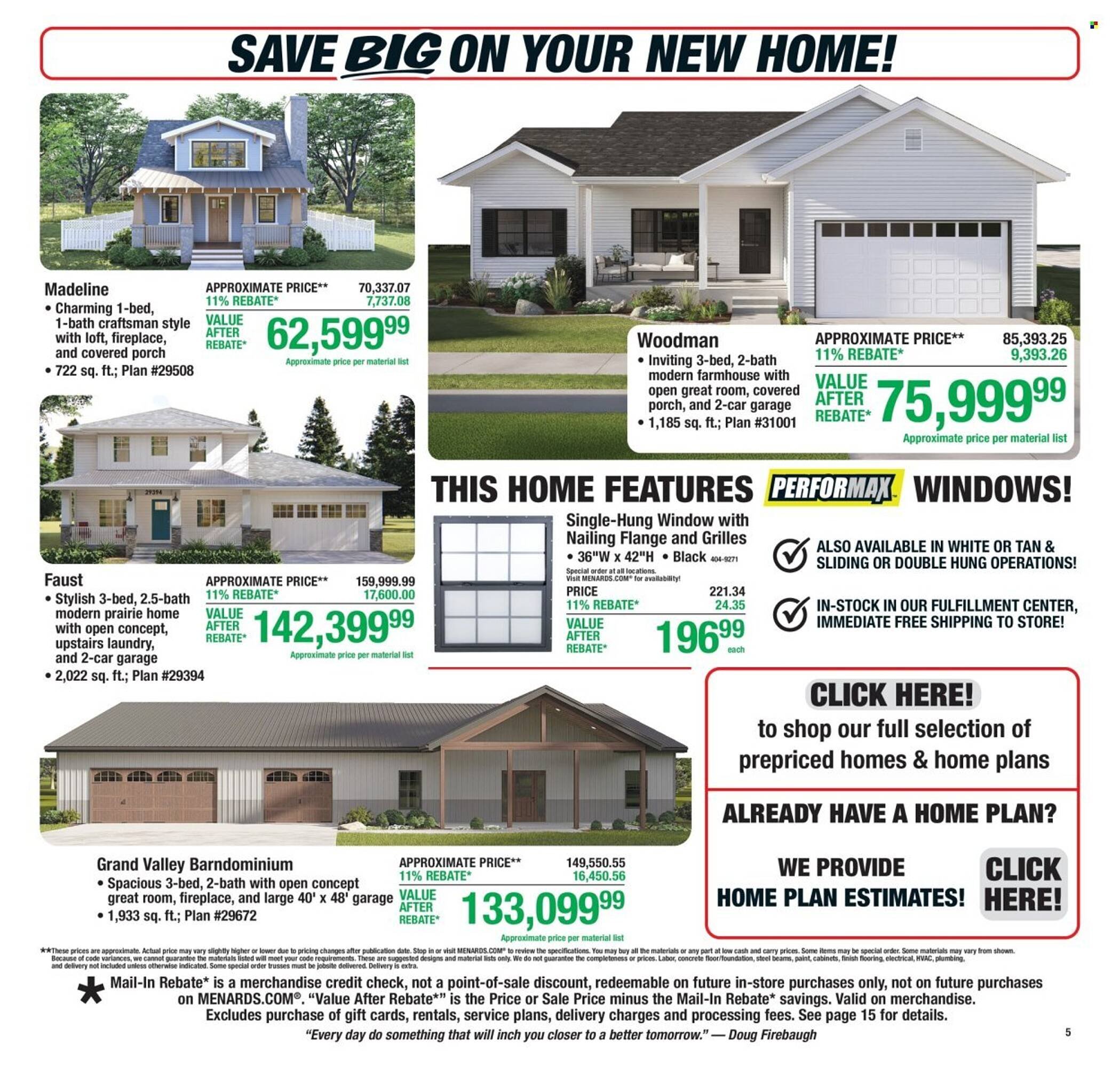 Menards weekly ad