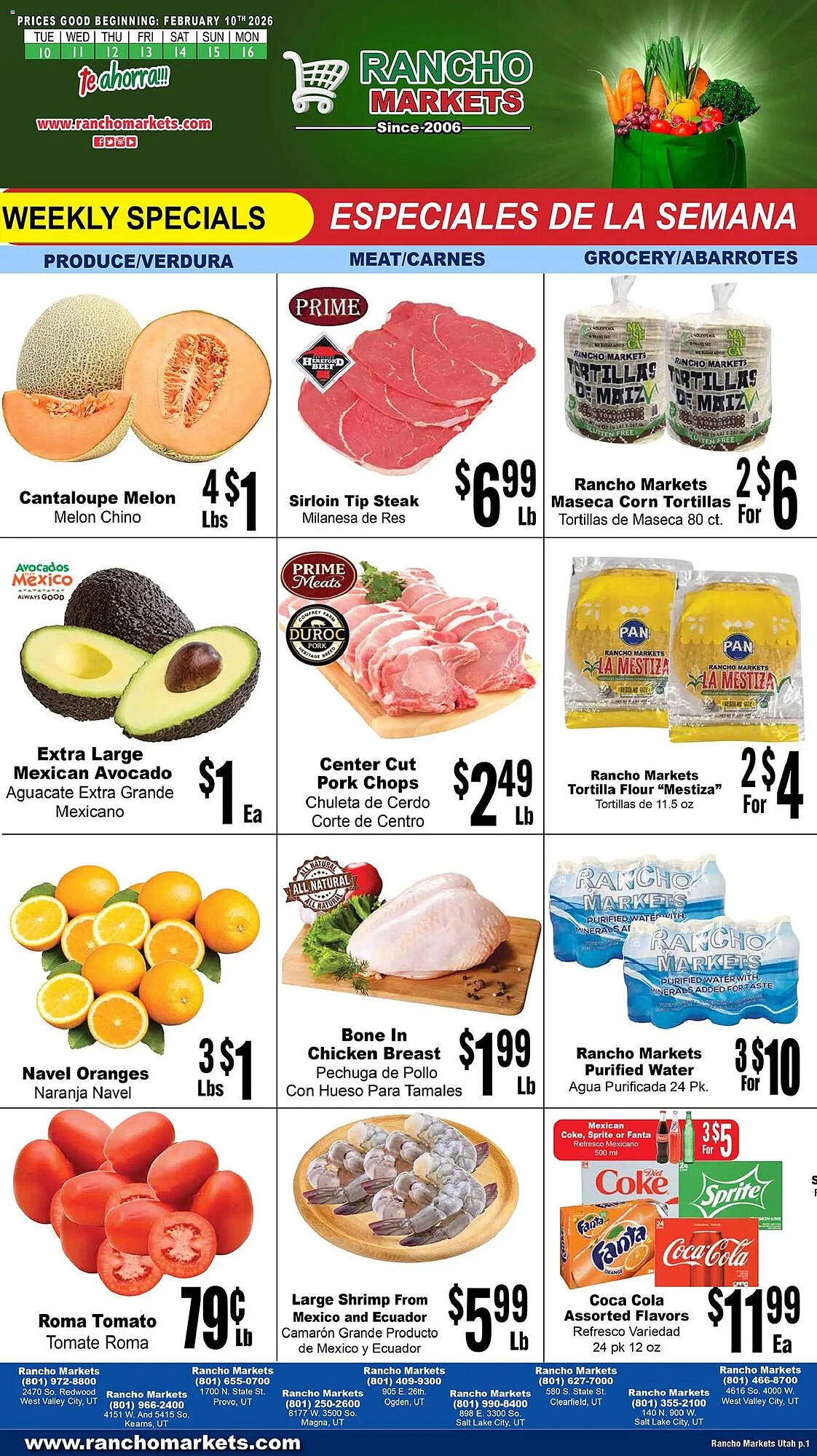 Rancho Markets weekly ad