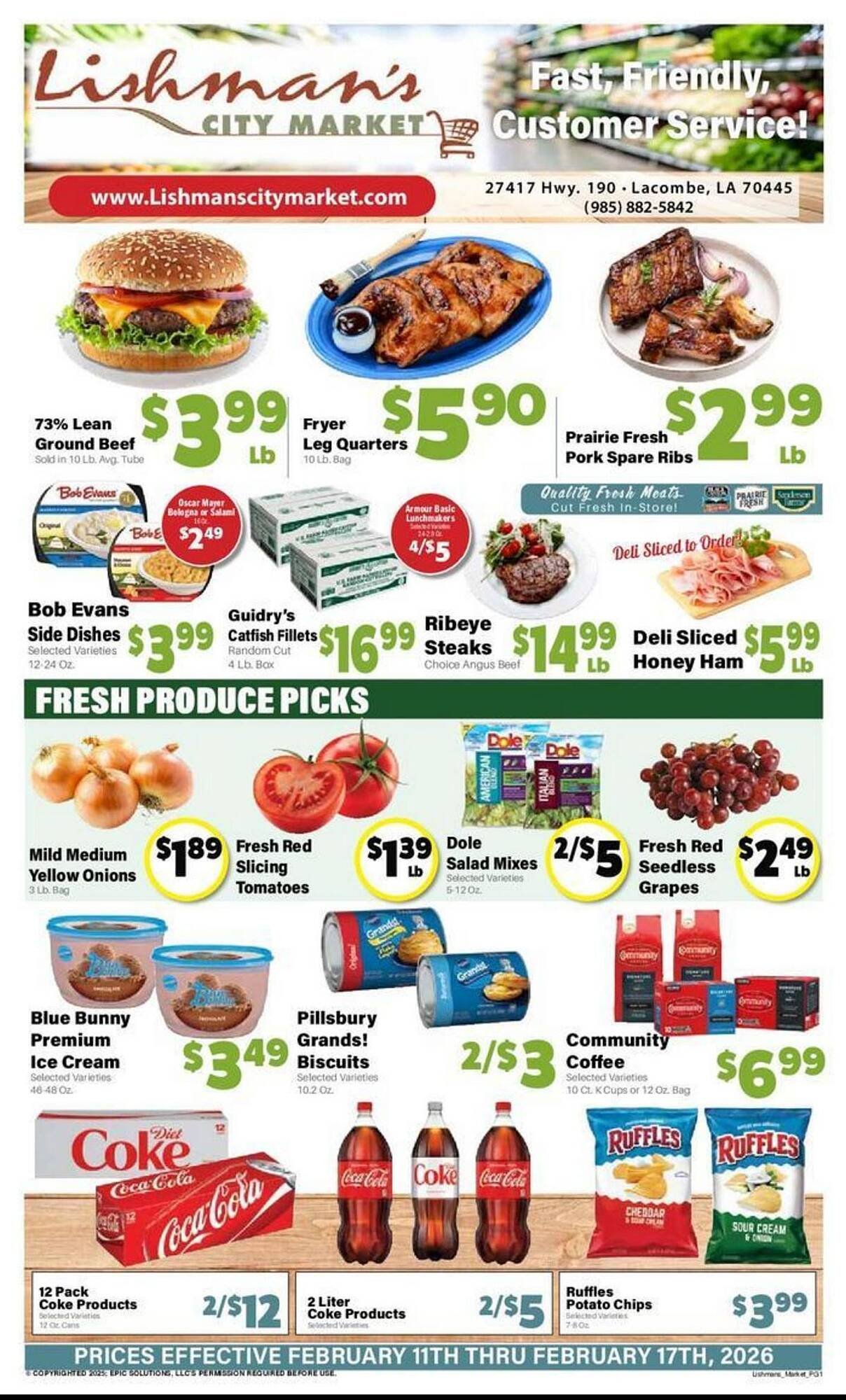 Lishman's City Market weekly ad
