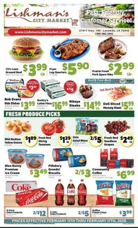 Lishman's City Market weekly ad