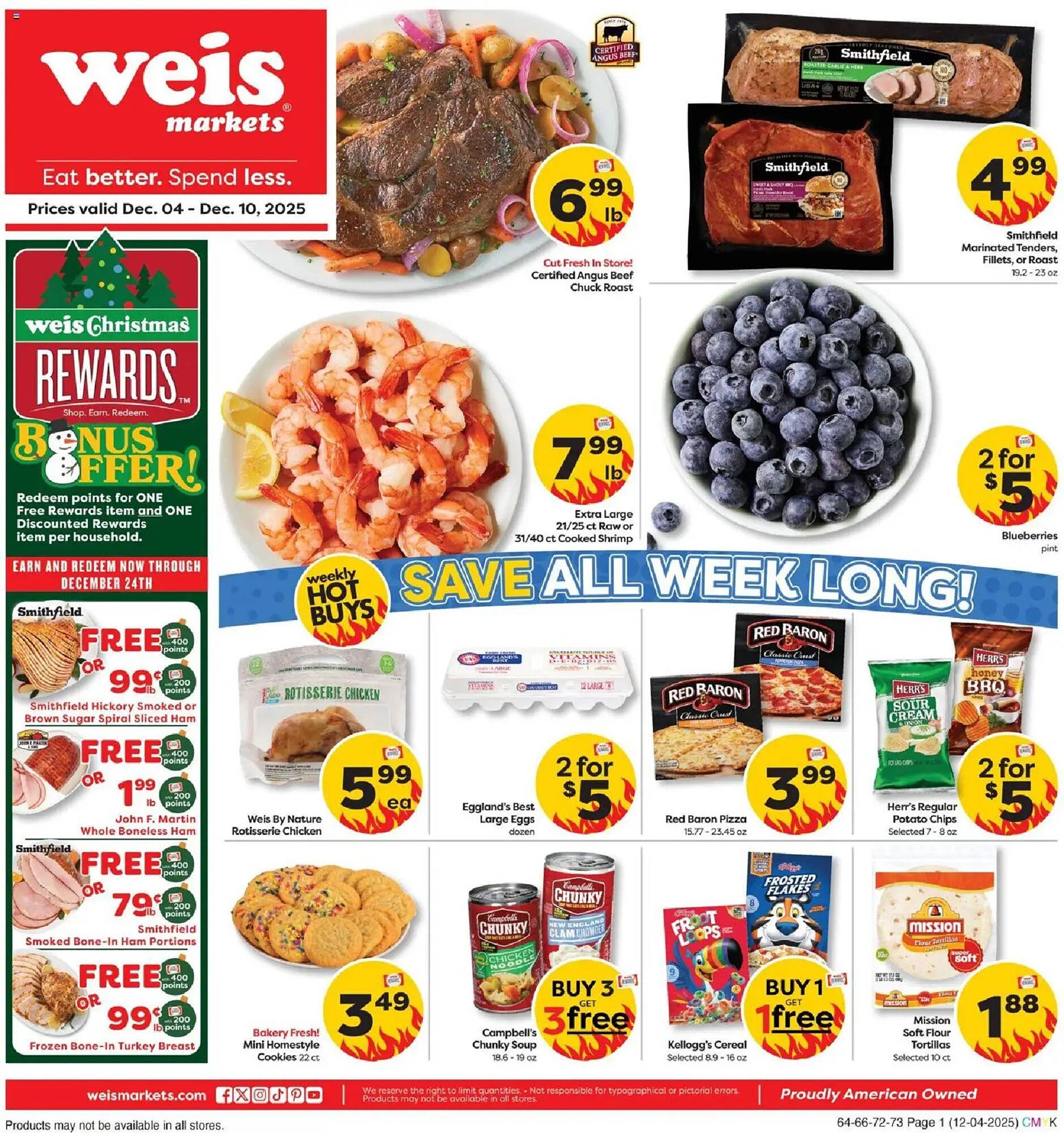 Weis Markets weekly ad