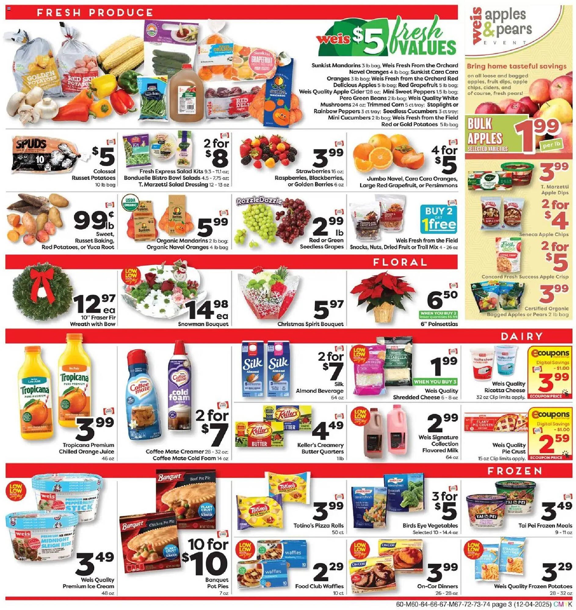 Weis Markets weekly ad