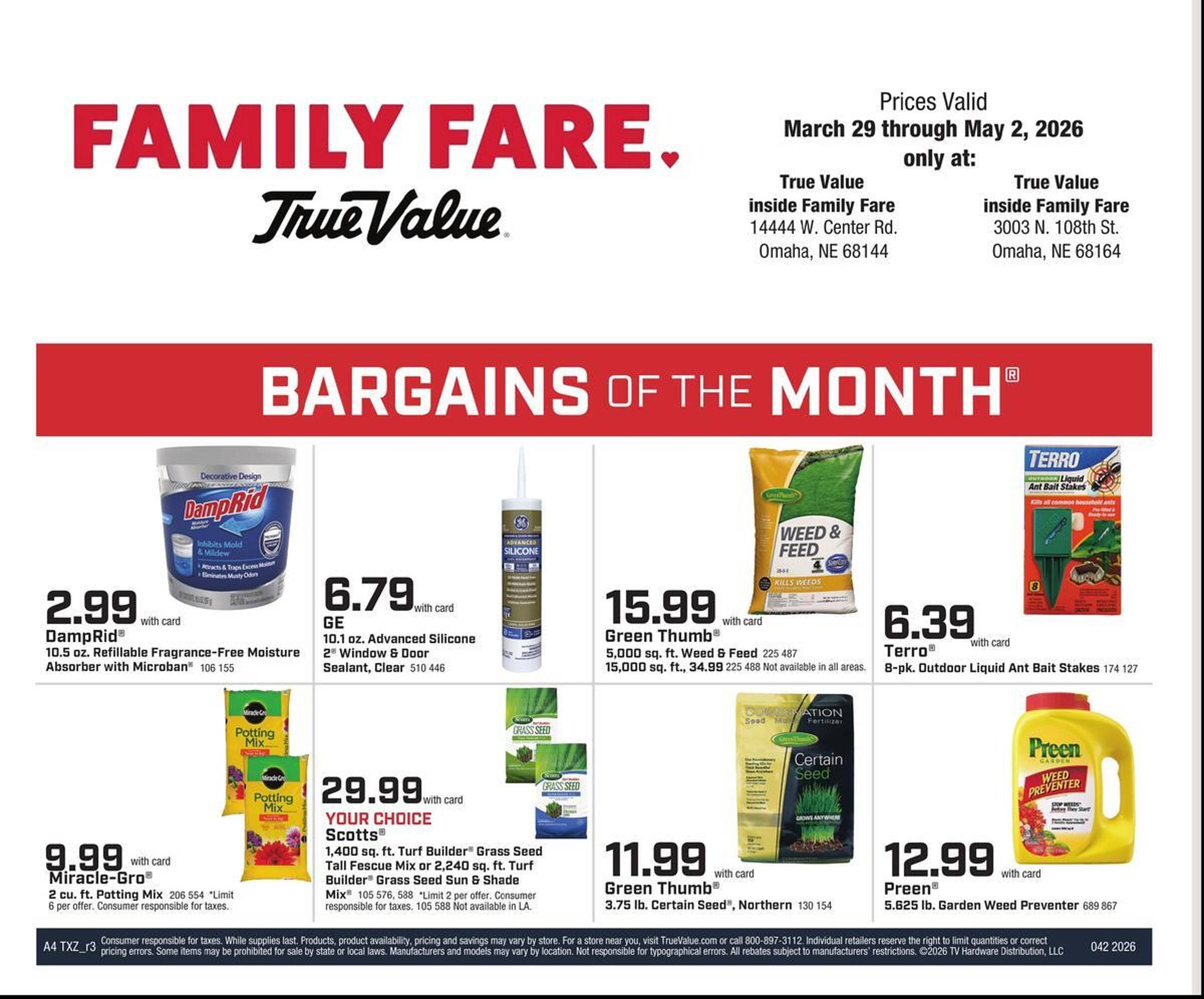 Family Fare weekly ad