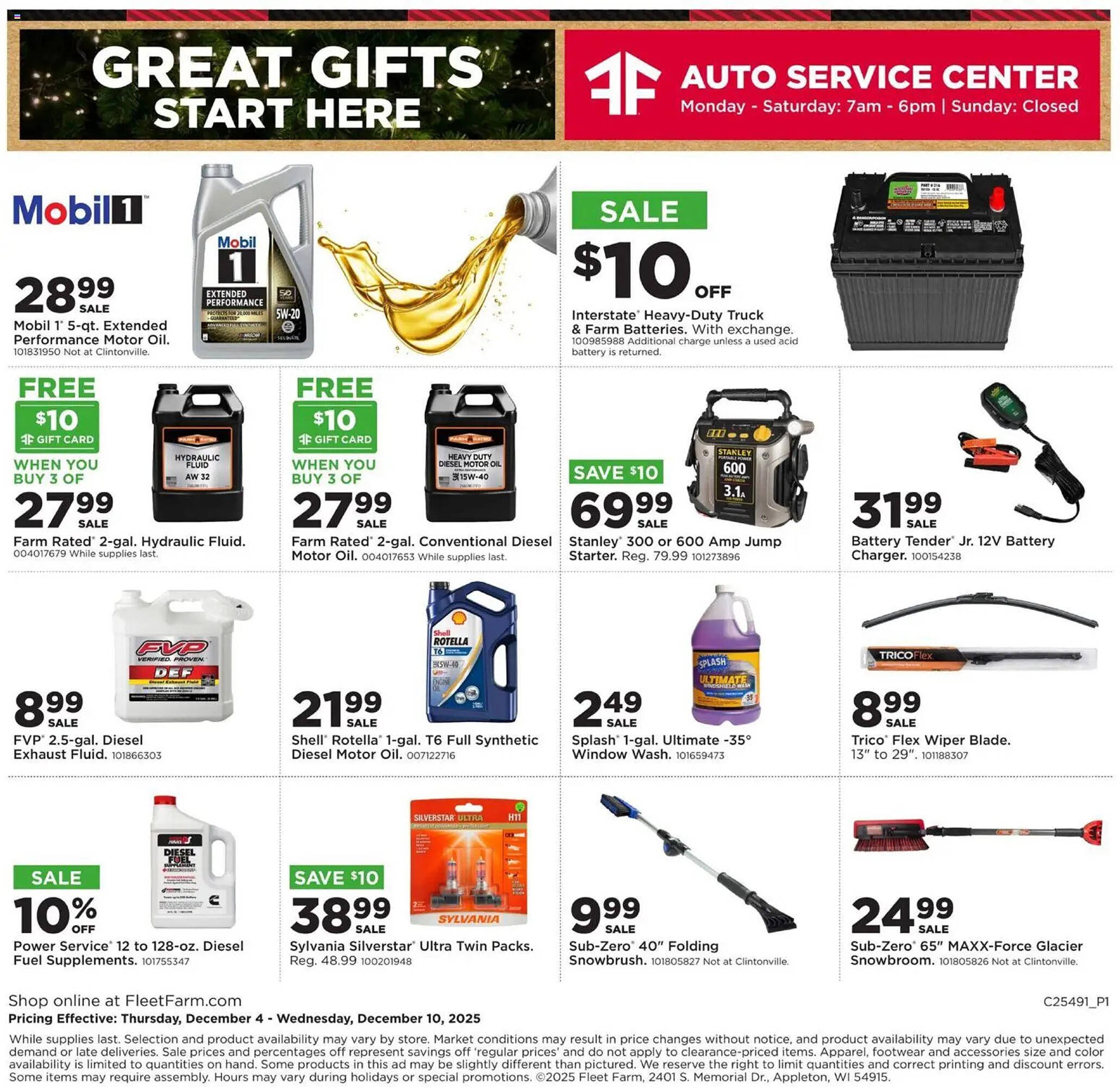 Mills Fleet Farm weekly ad