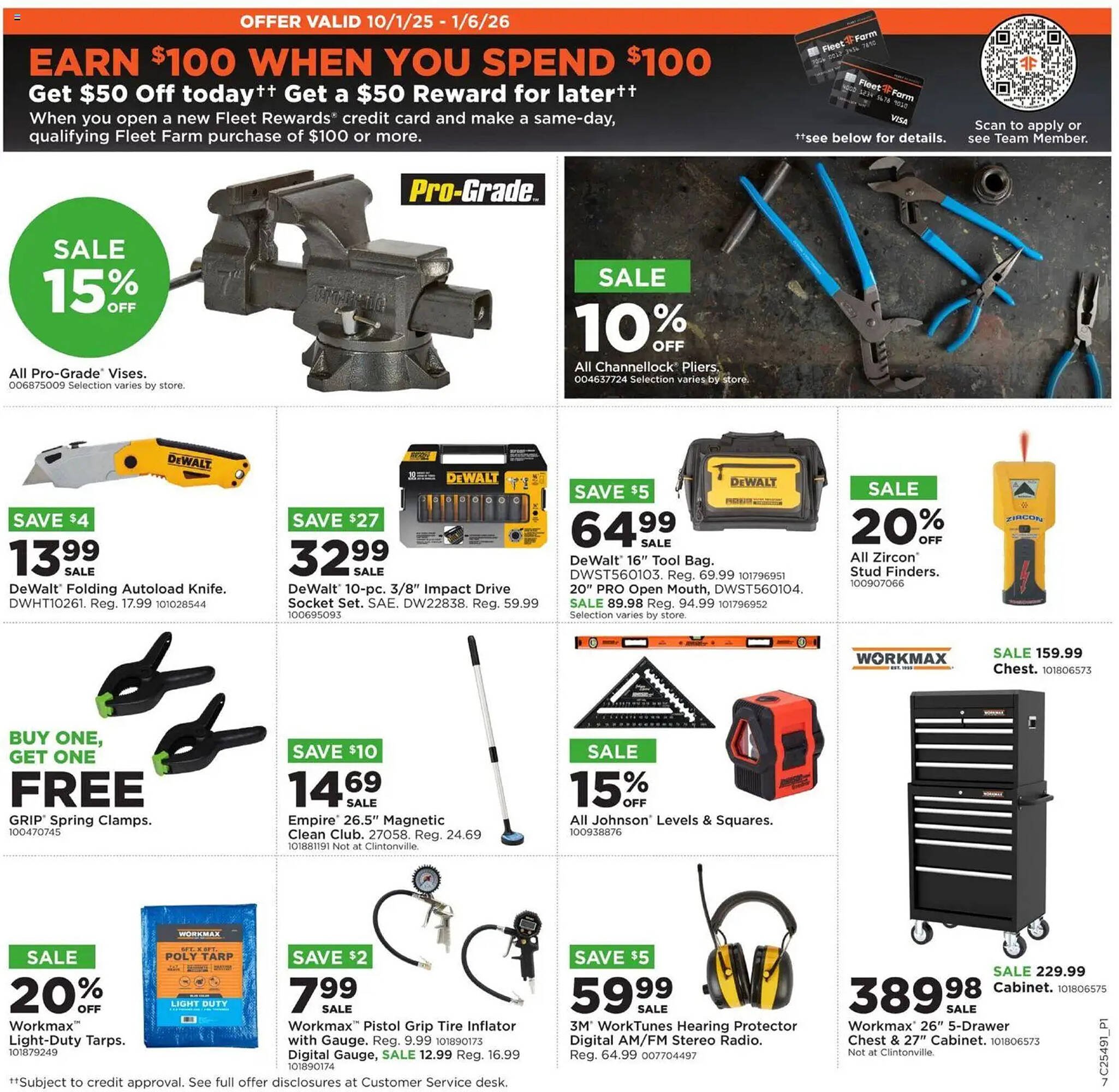 Mills Fleet Farm weekly ad