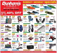 Dunham's Sports weekly ad