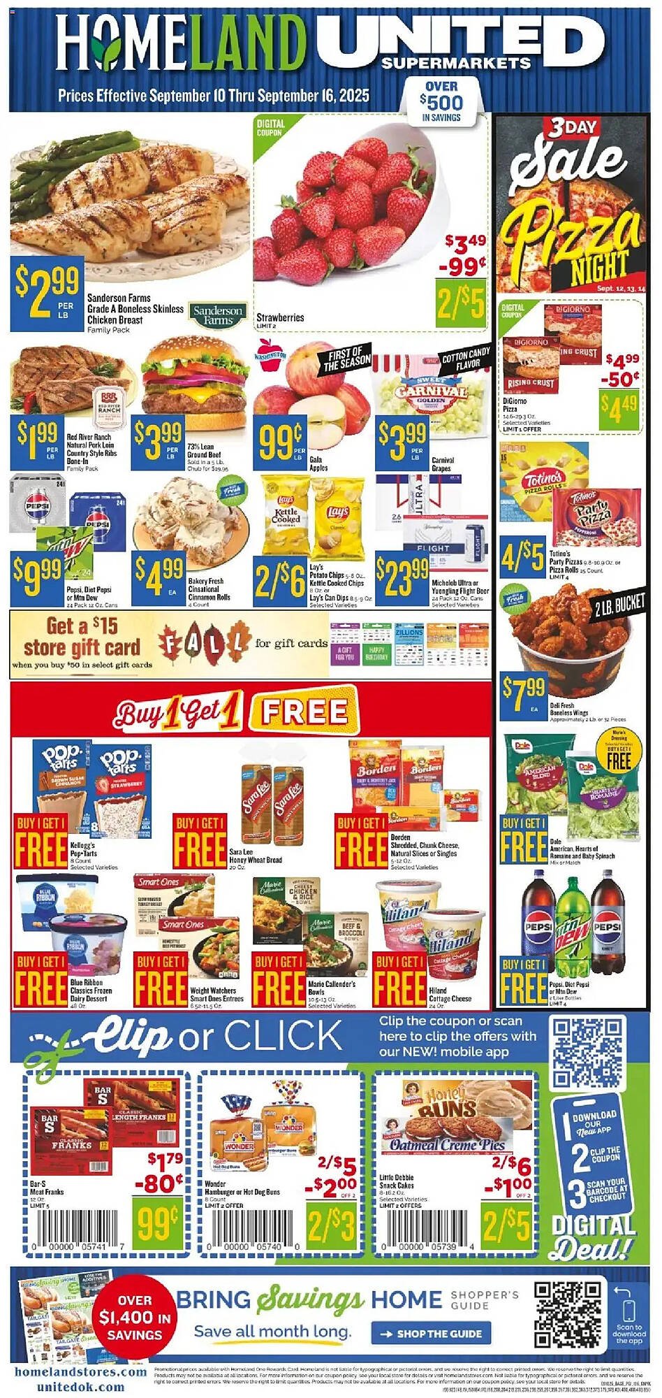 Homeland Market weekly ad (2025-09-10 - 2025-09-16) | 1