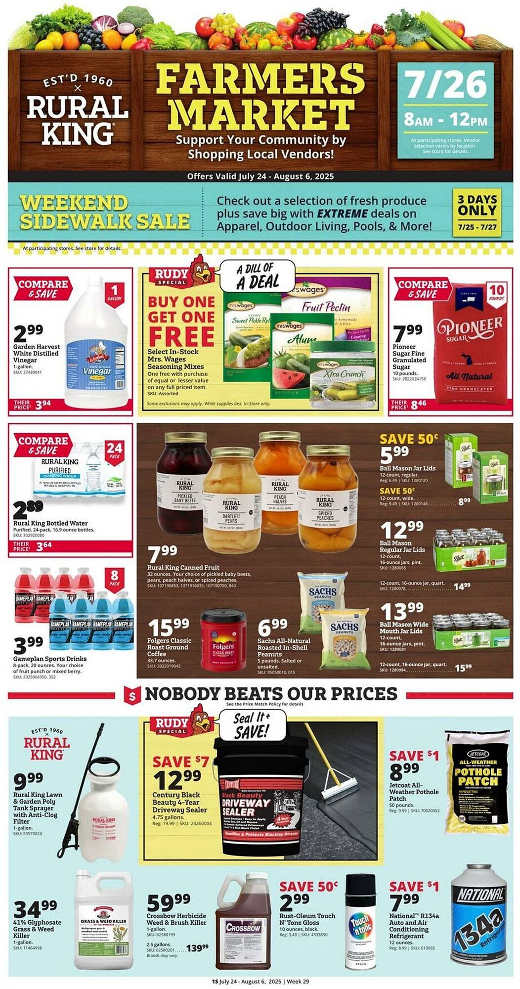Rural King Weekly Ad (2025-07-24 - 2025-08-06) | 1