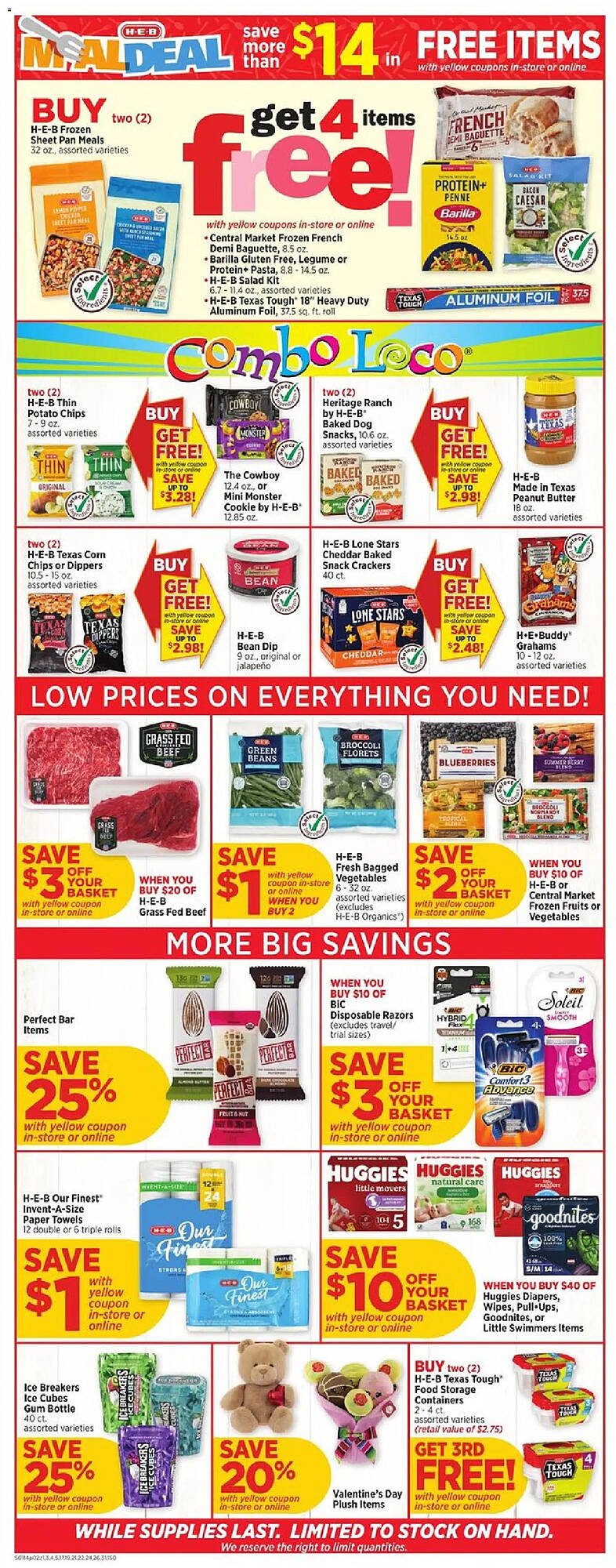 H-E-B weekly ad