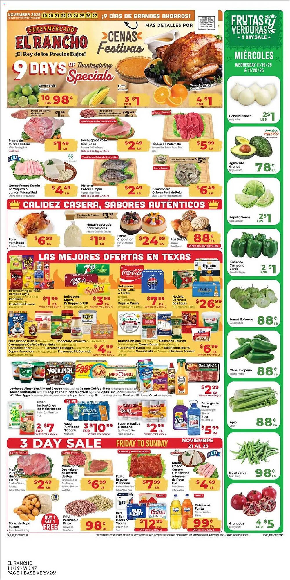 Supermercado El Rancho weekly ad