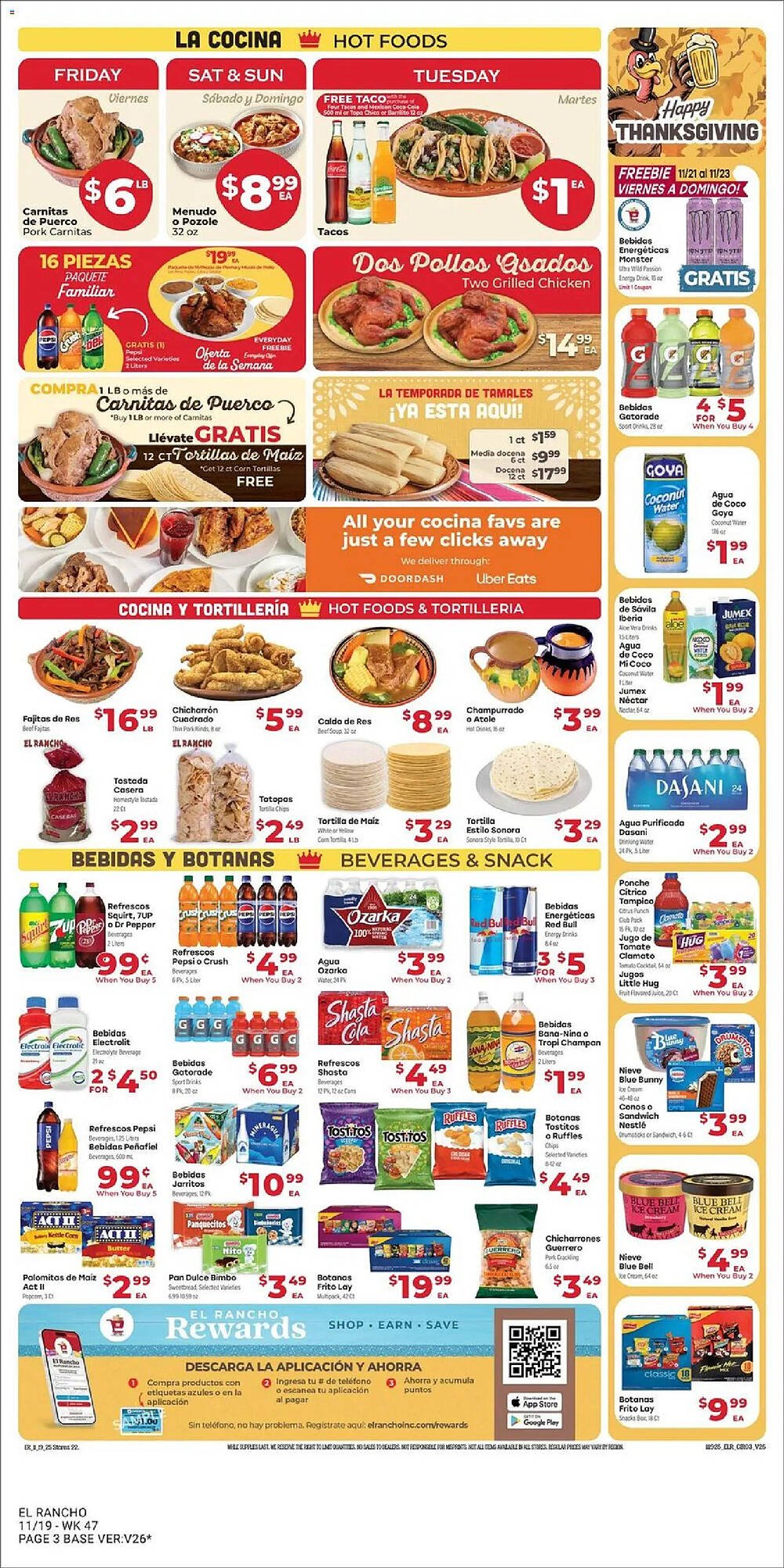 Supermercado El Rancho weekly ad