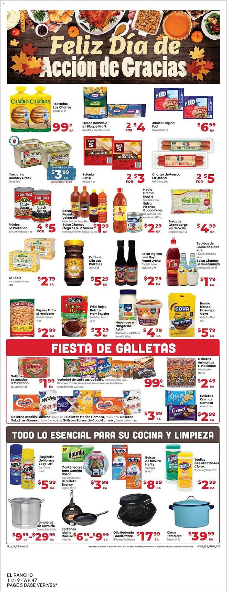 Supermercado El Rancho weekly ad