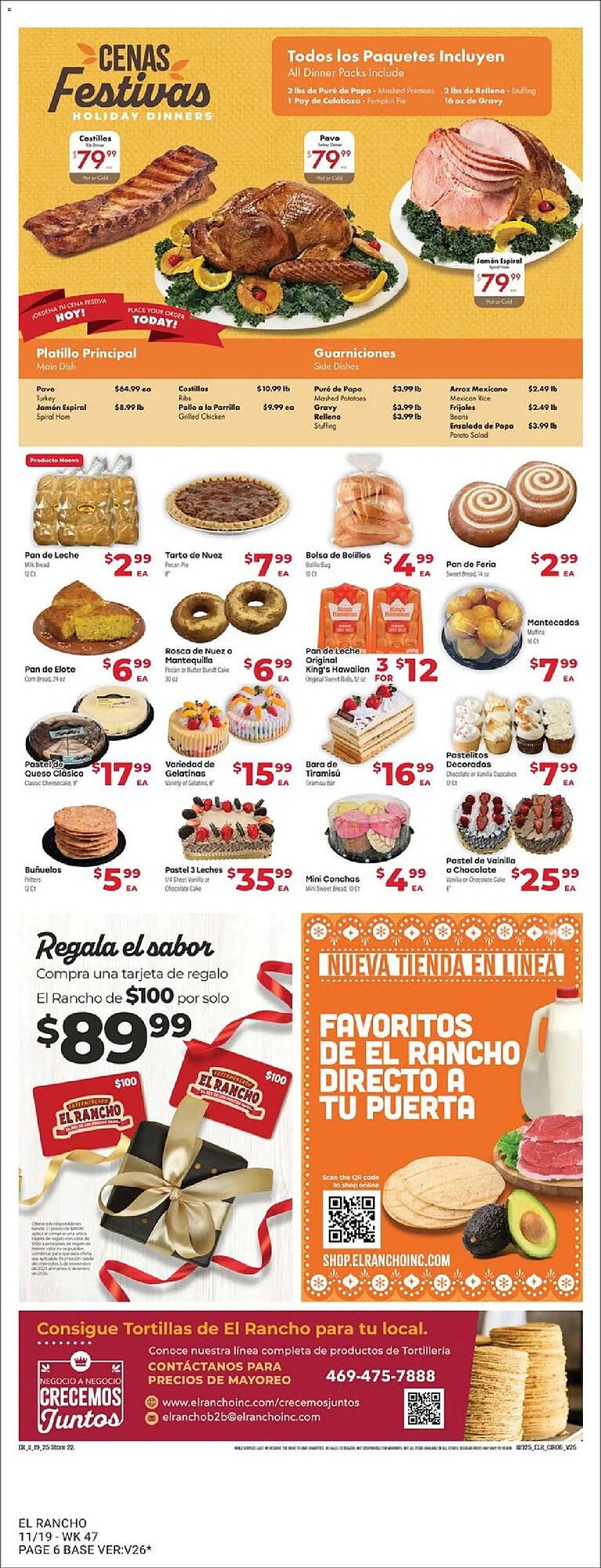 Supermercado El Rancho weekly ad