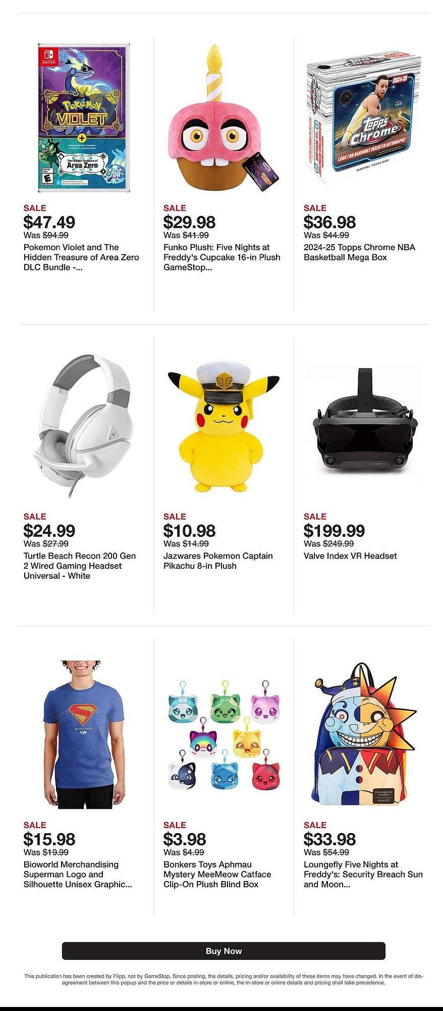 Game Stop weekly ad (2025-11-03 - 2025-11-09) | 2