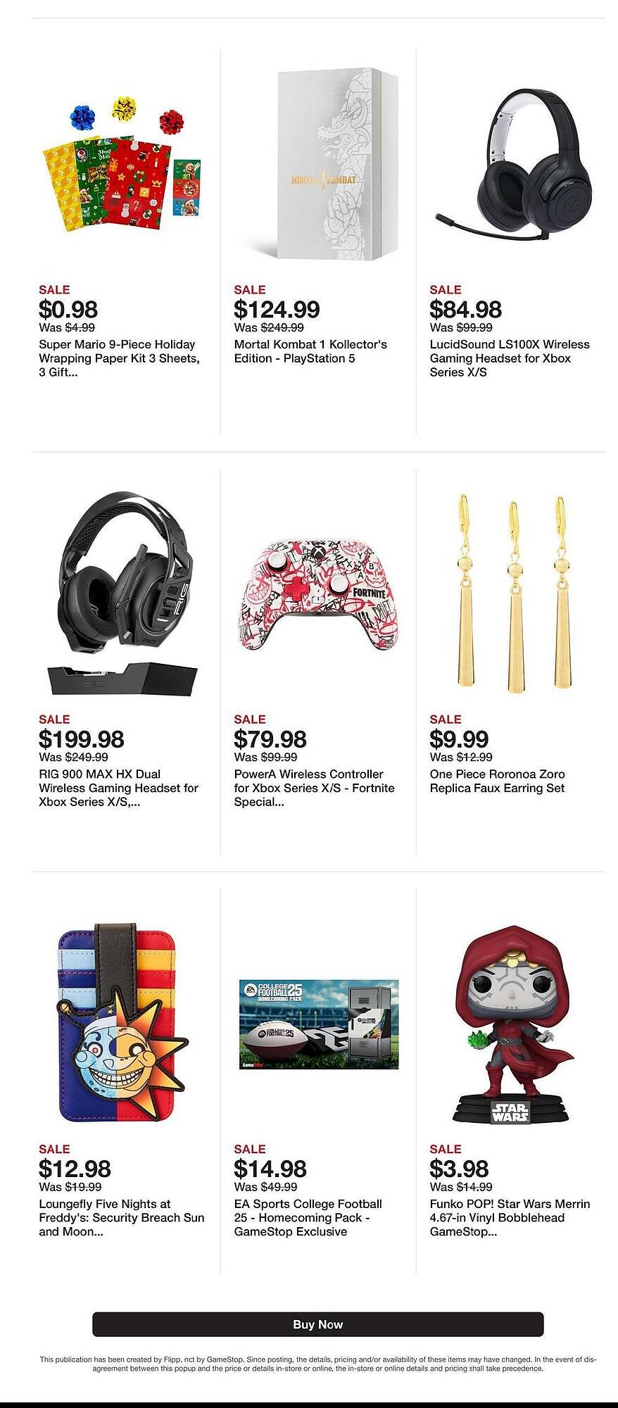 Game Stop weekly ad (2025-11-03 - 2025-11-09) | 5