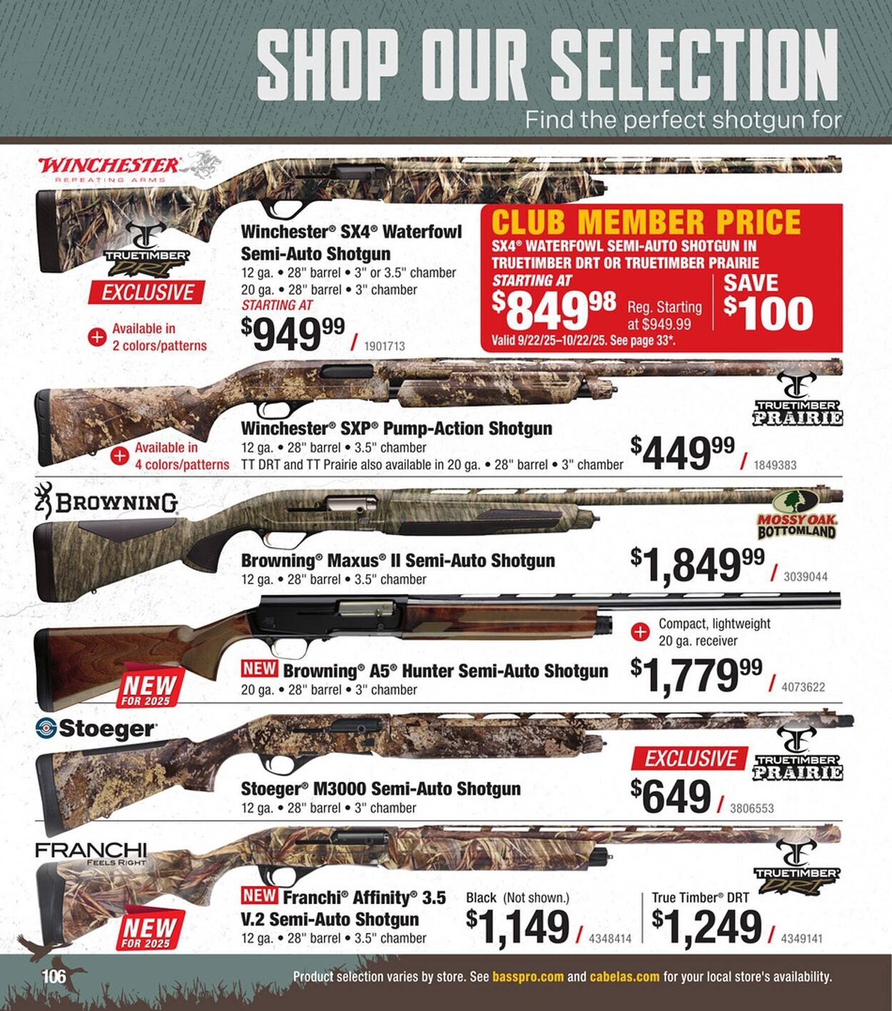 Cabela's weekly ad (2025-10-01 - 2025-10-15)