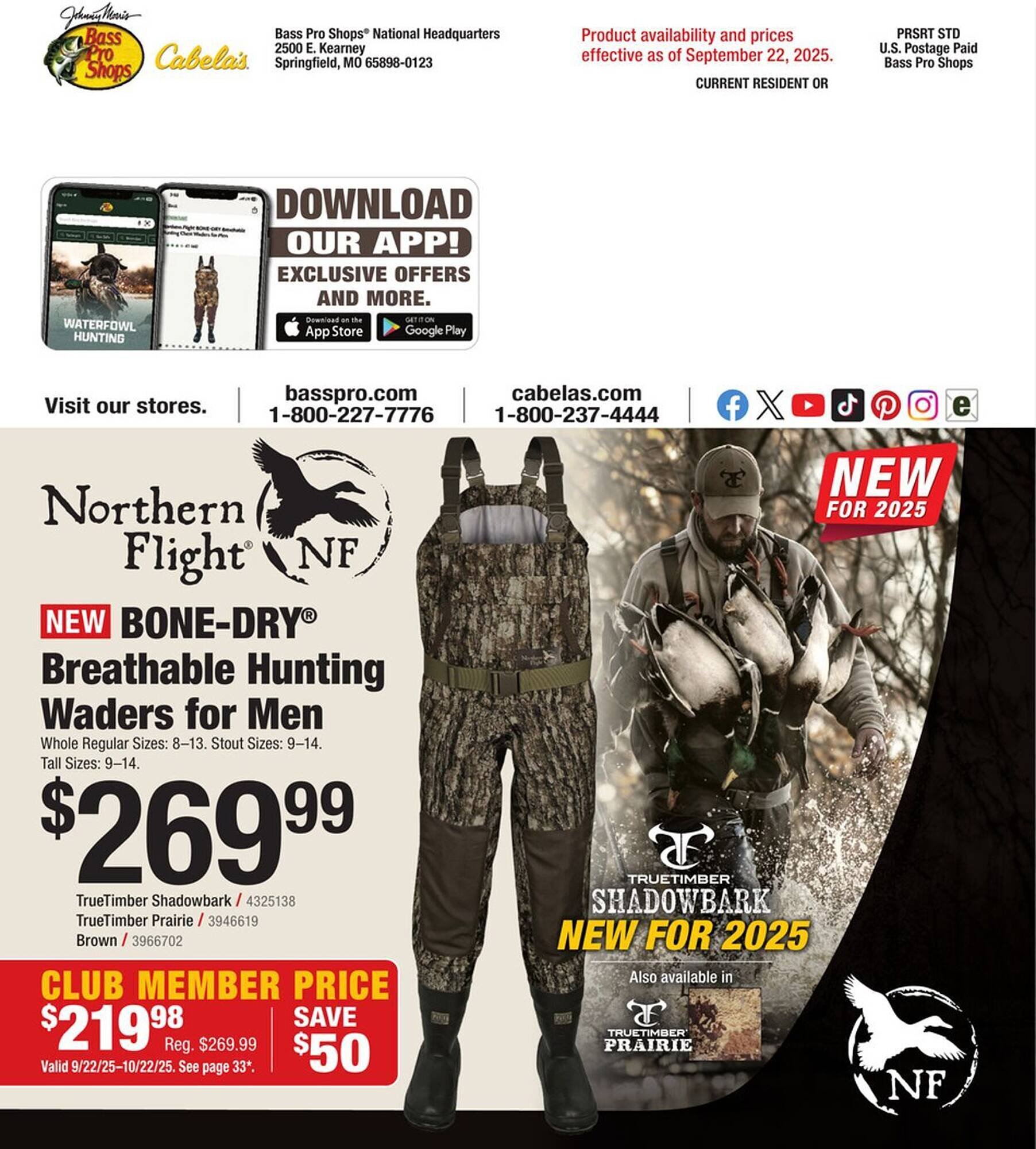 Cabela's weekly ad (2025-10-01 - 2025-10-15)