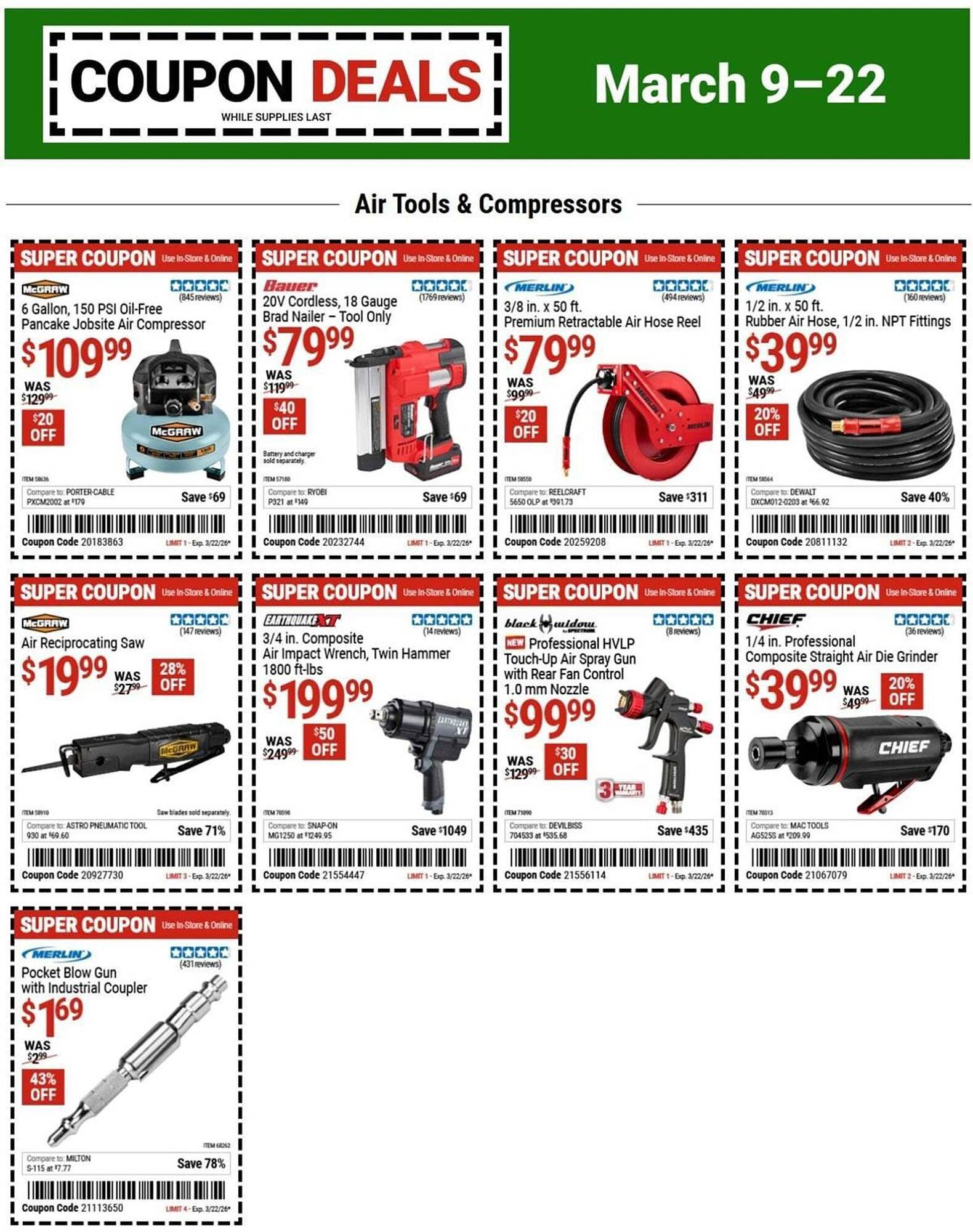 Harbor Freight Tools weekly ad